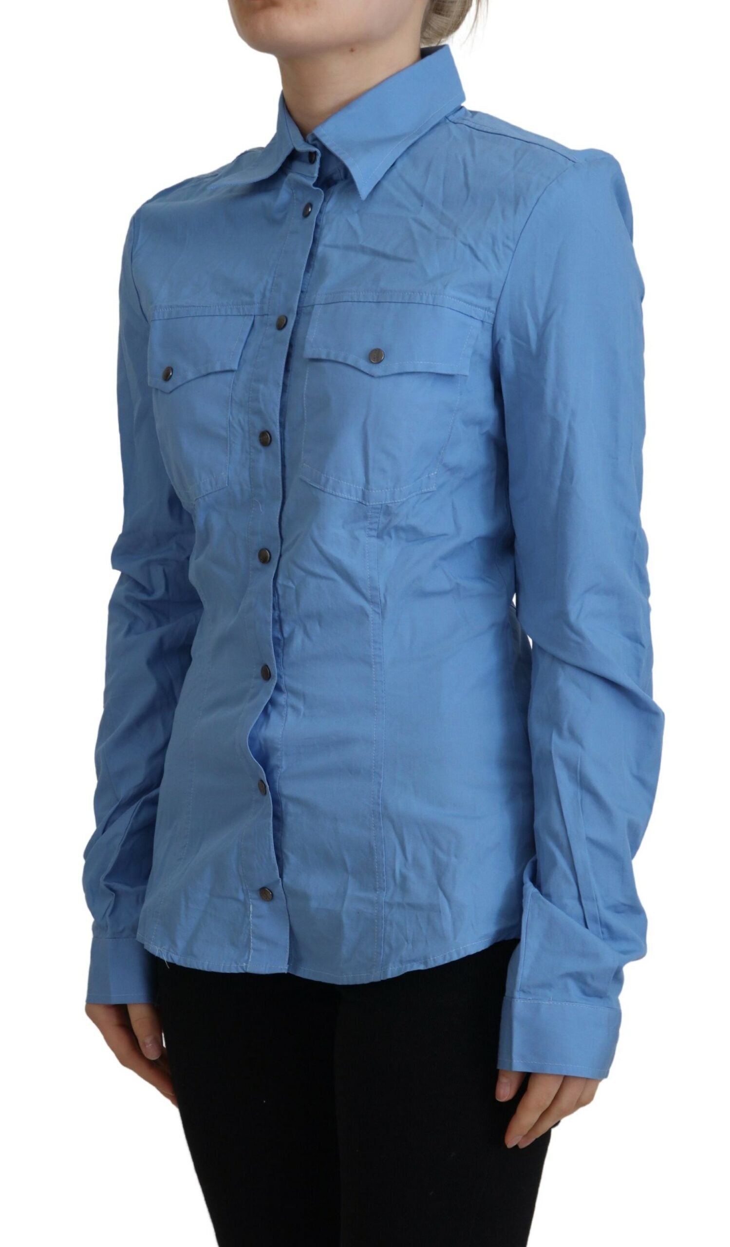 Chemise Ferre Jeans col bleu