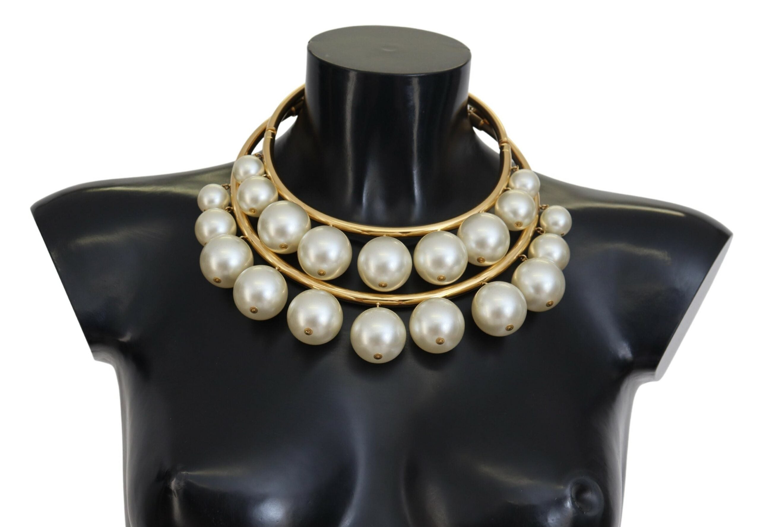 Choker Dolce & Gabbana perles blanches