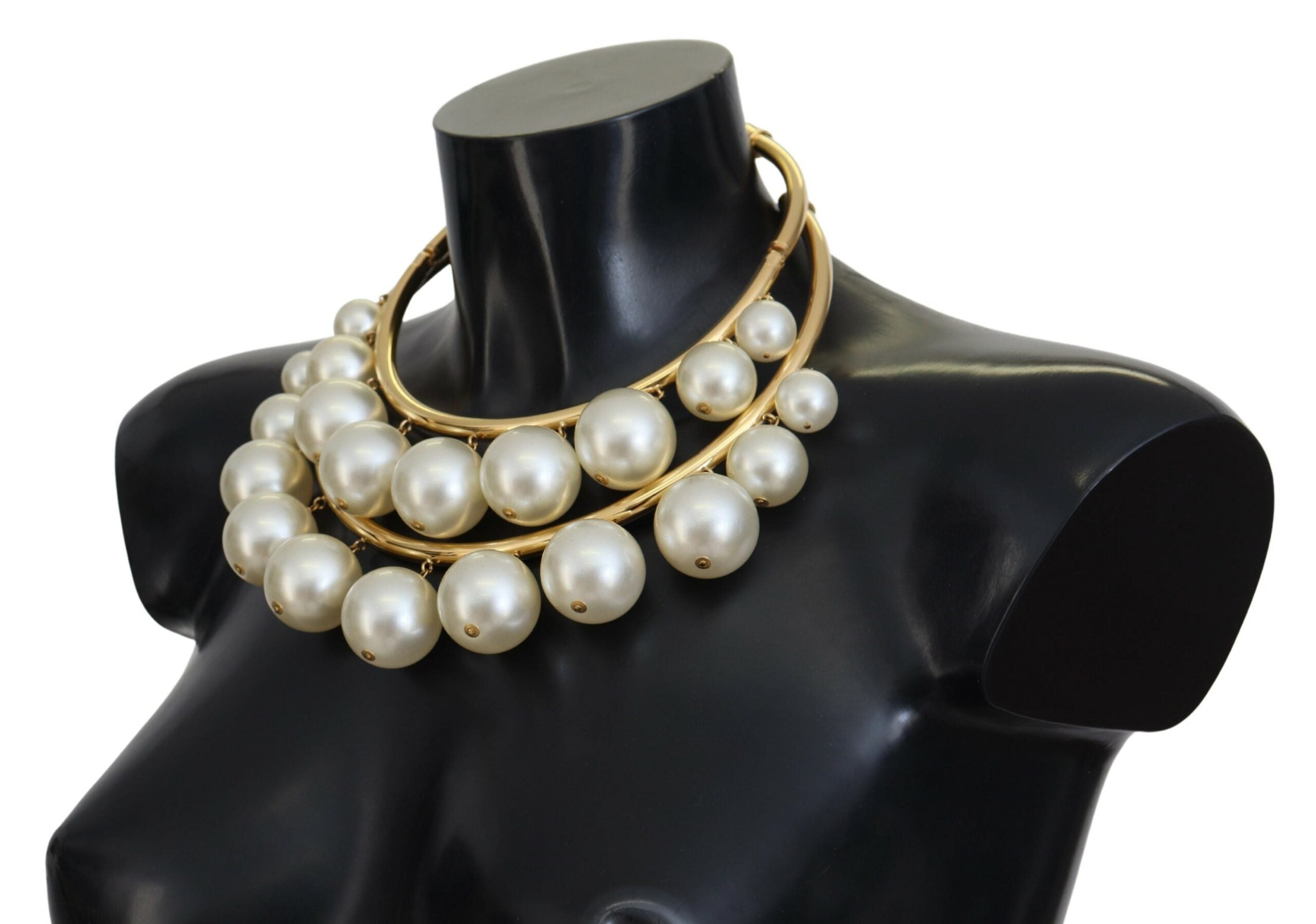 Choker Dolce & Gabbana perles blanches