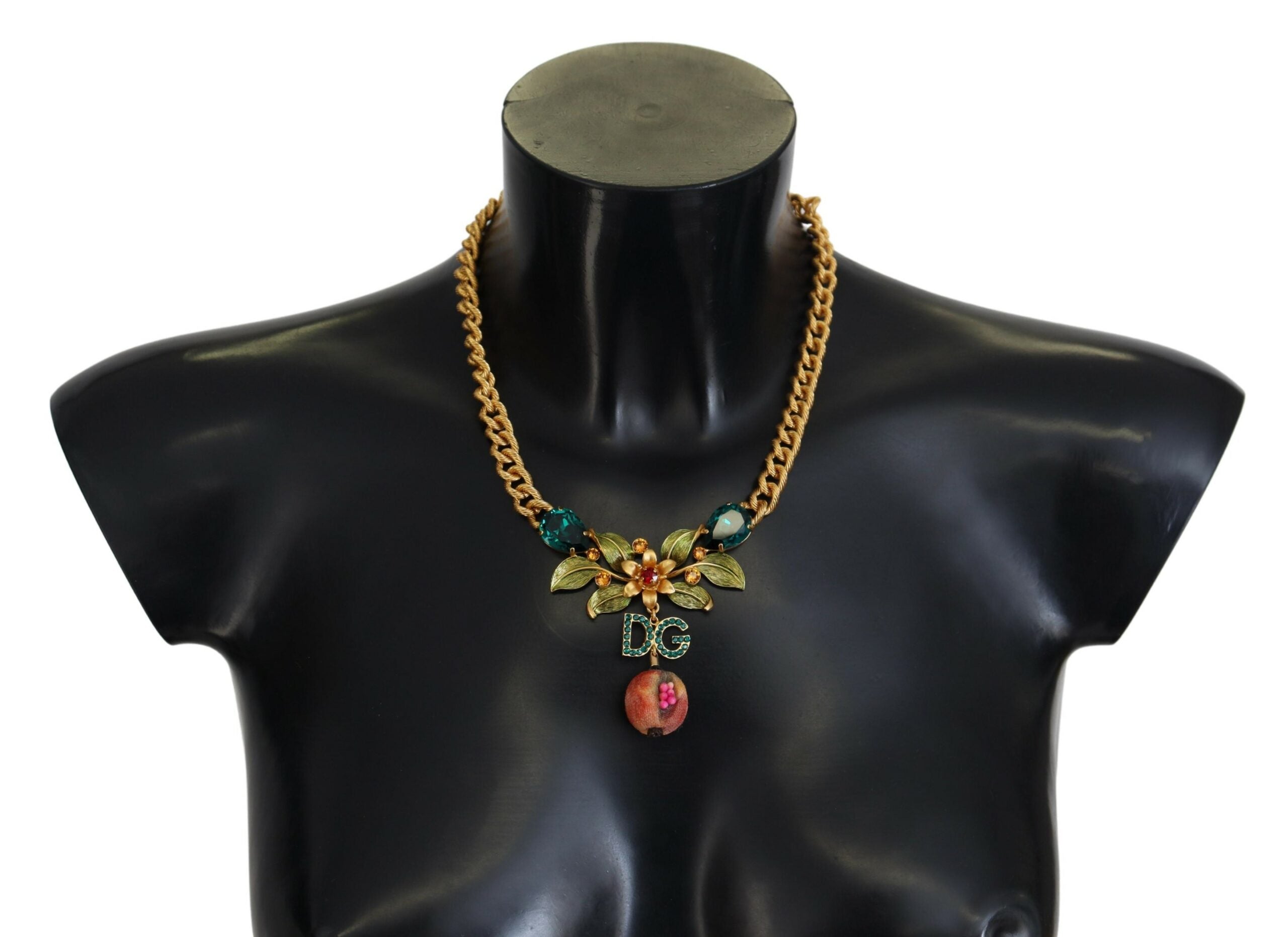 Collier Dolce & Gabbana floral doré