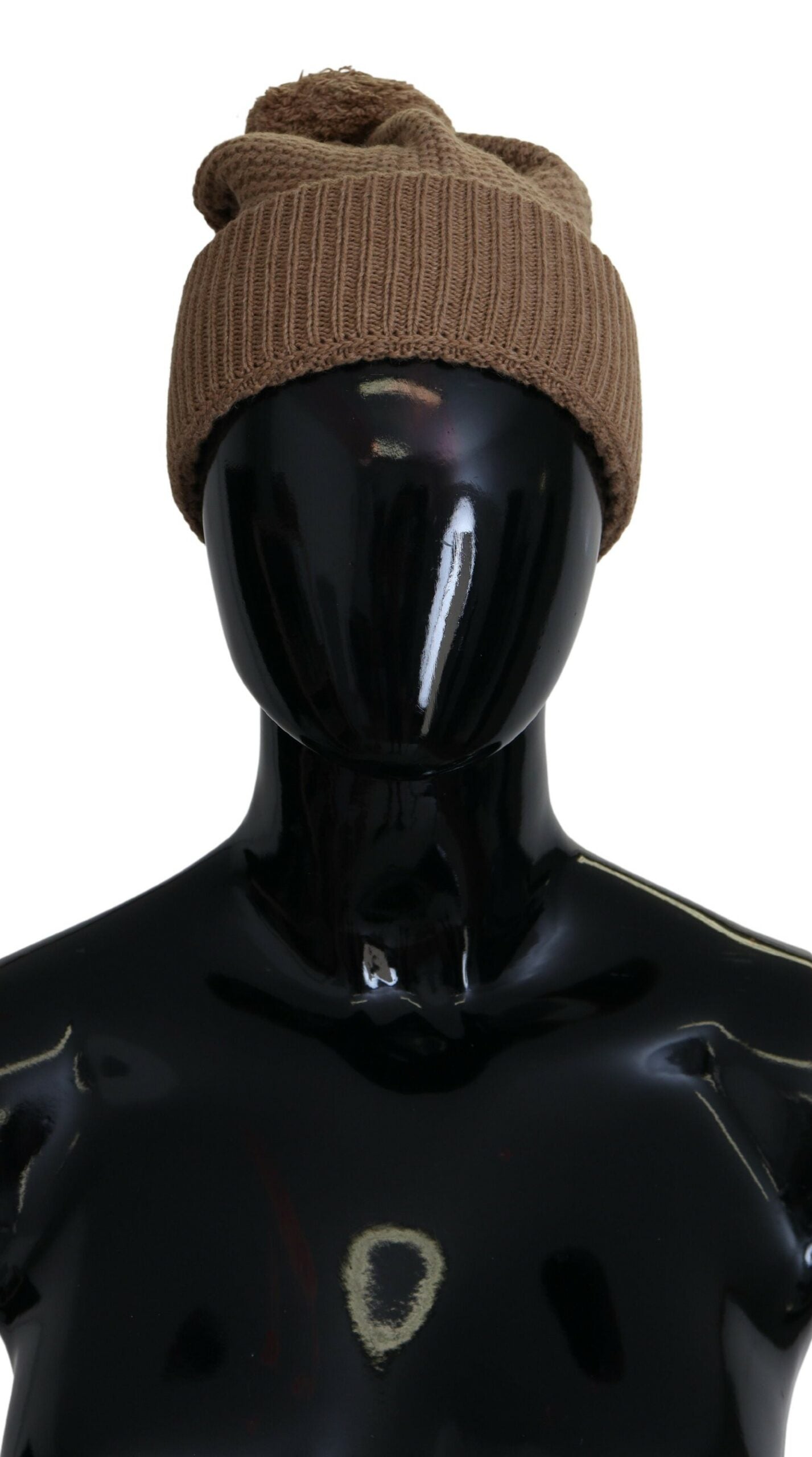 Bonnet Dolce & Gabbana brun avec pompon
