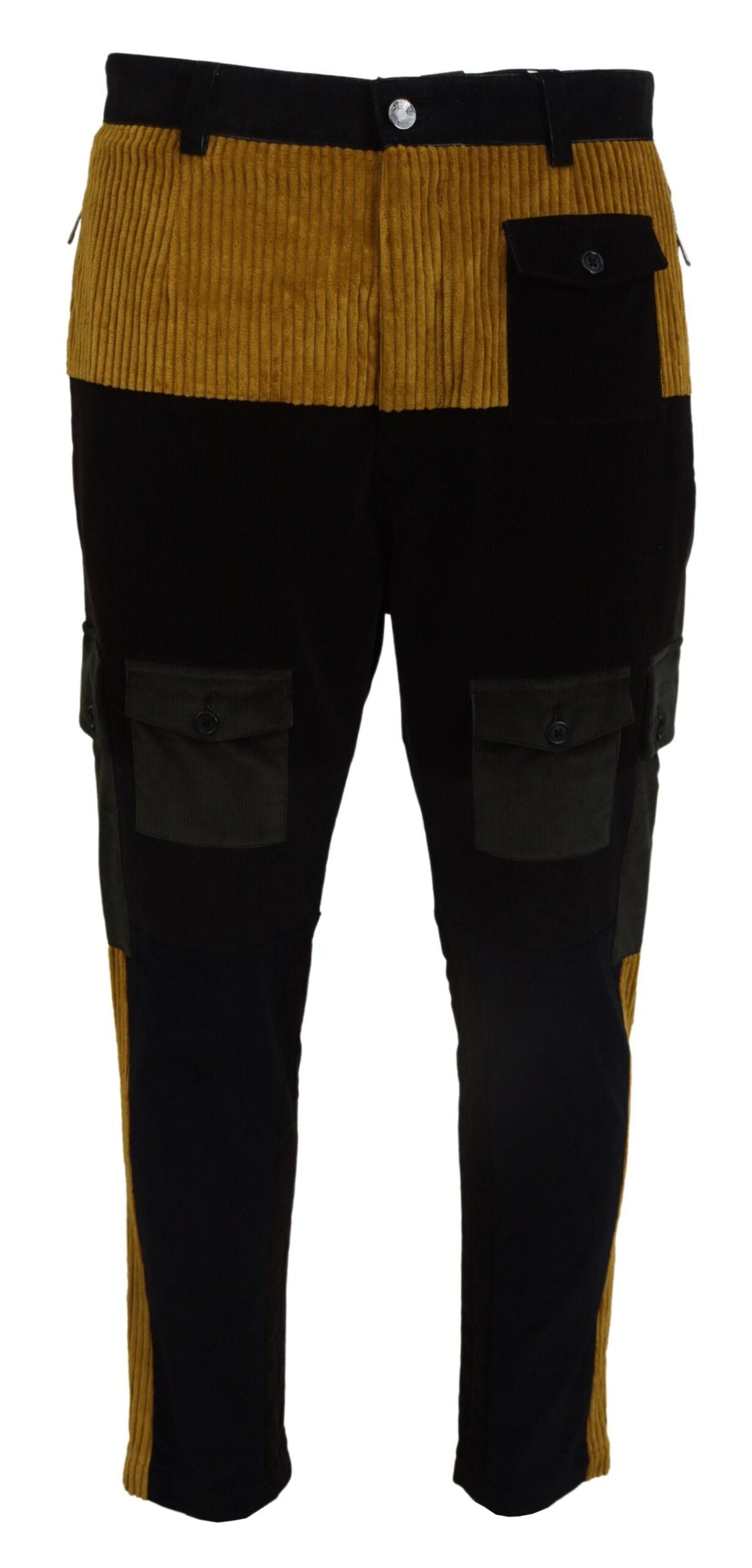 Pantalons Dolce & Gabbana Tapered noirs et jaunes