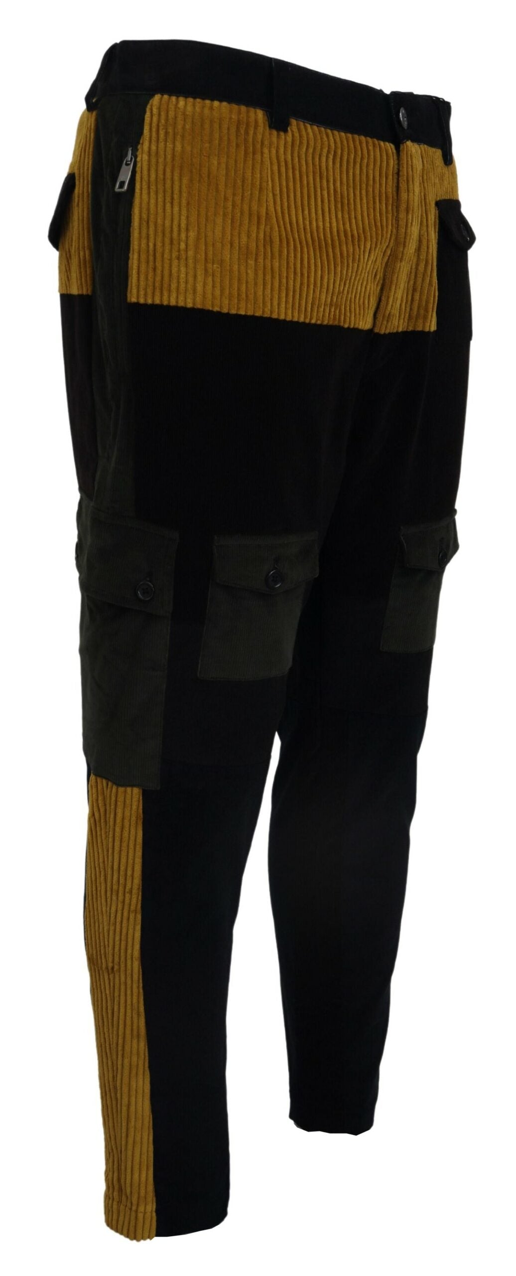 Pantalons Dolce & Gabbana Tapered noirs et jaunes