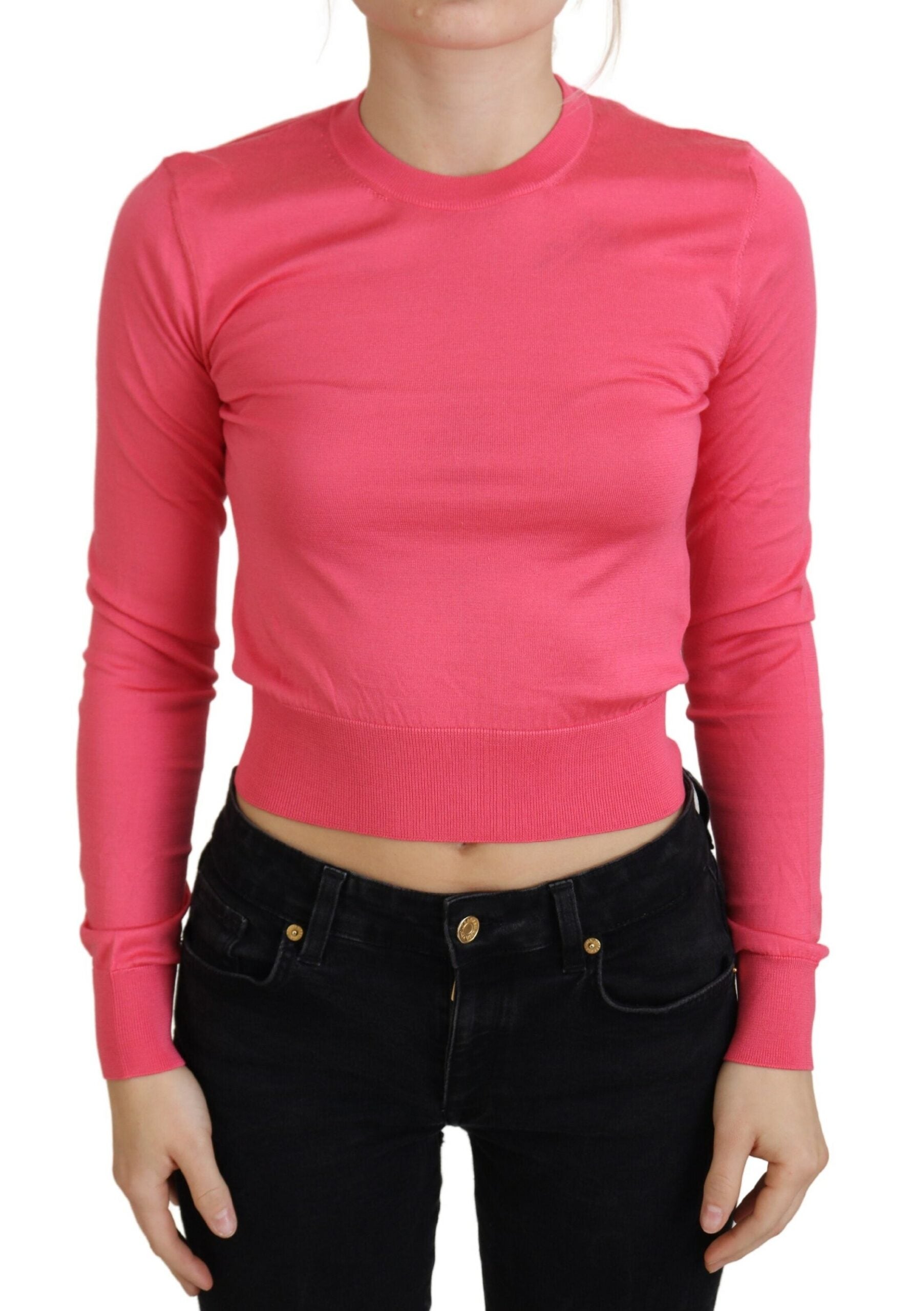 Pull cropped Dolce & Gabbana rose