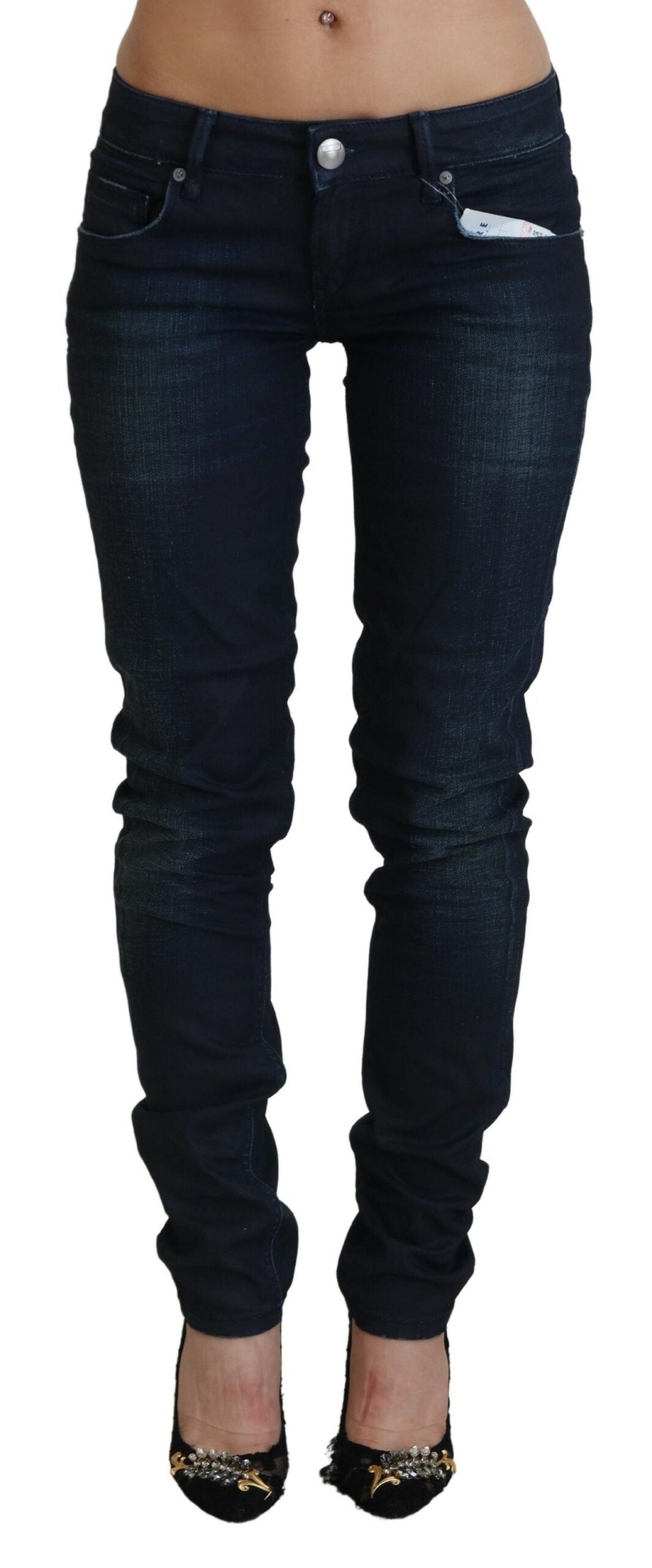 Jean ACHT Low Waist bleu