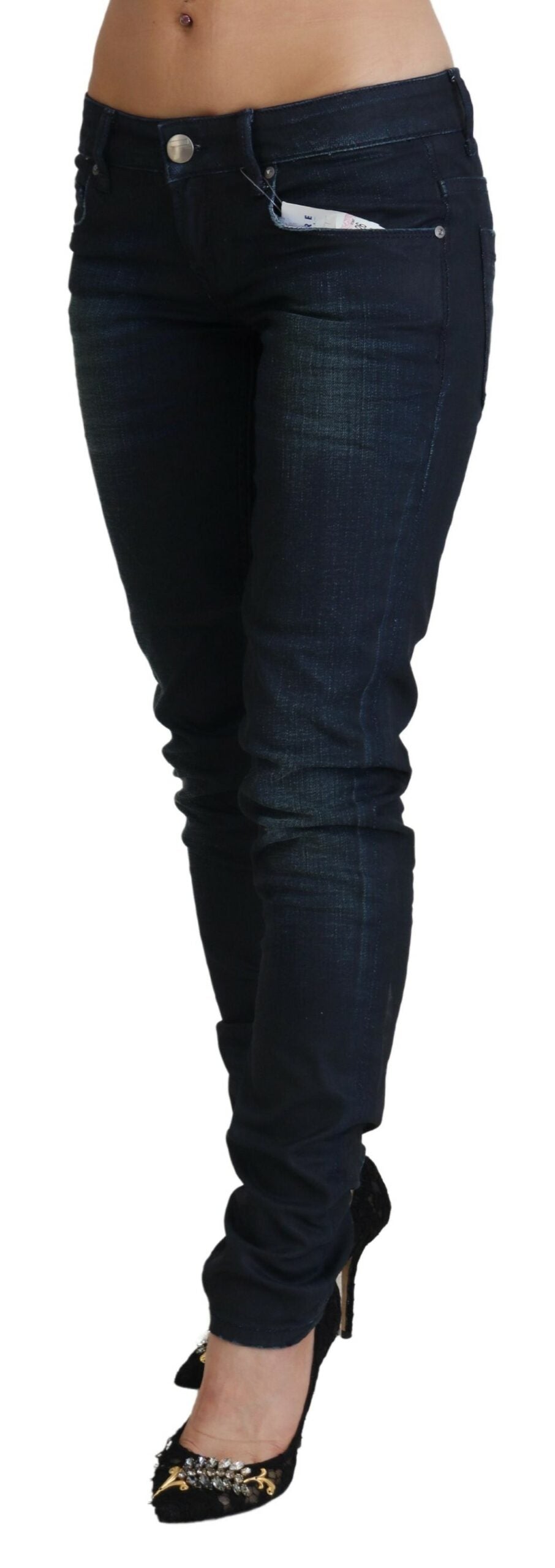 Jean ACHT Low Waist bleu