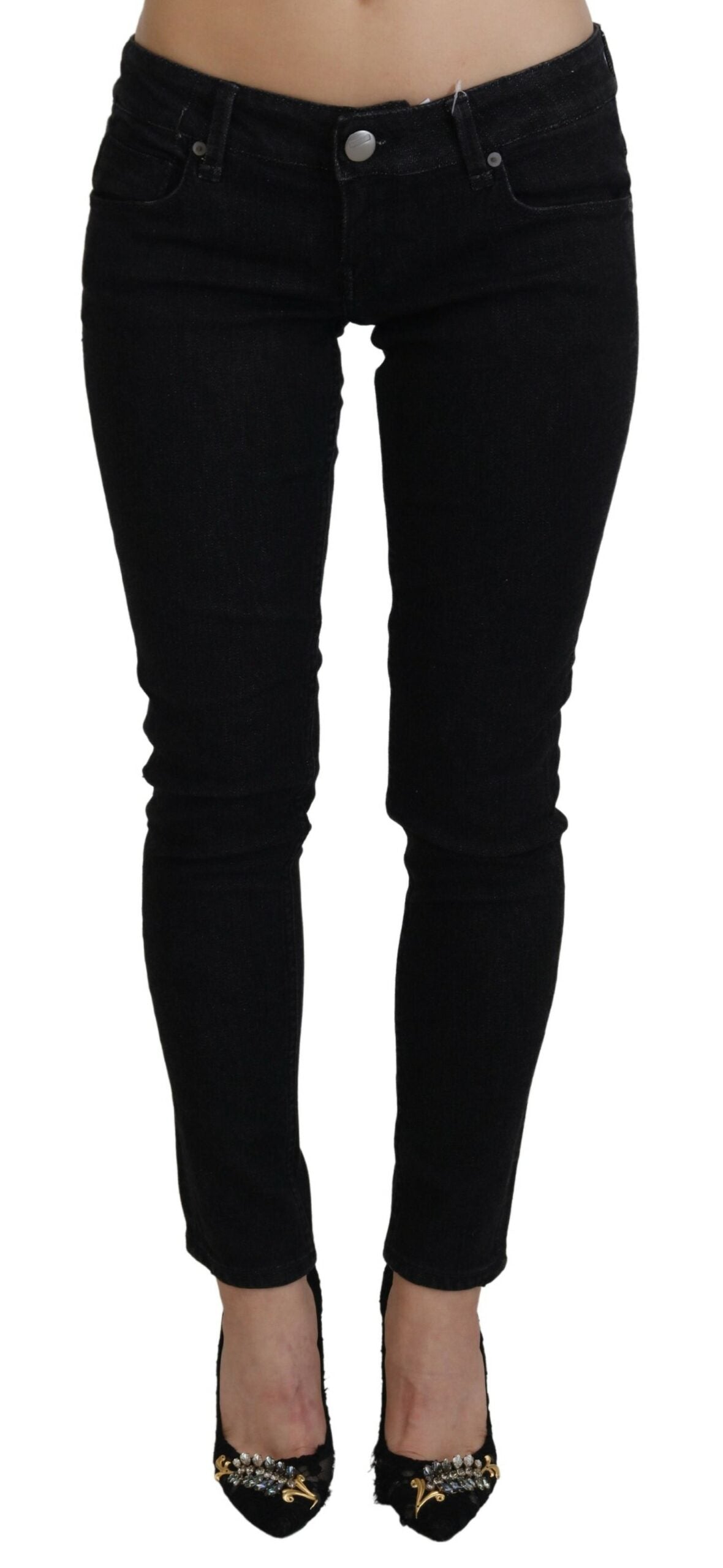 Jeans ACHT Low Waist noirs