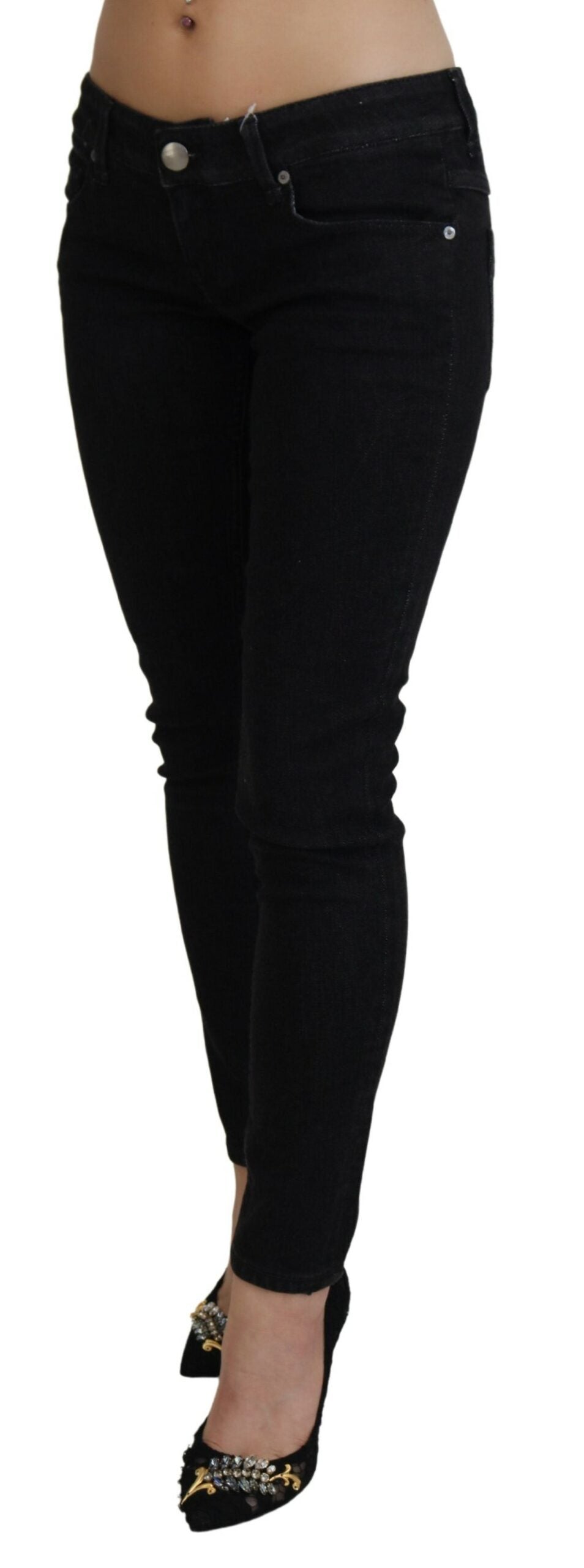 Jeans ACHT Low Waist noirs