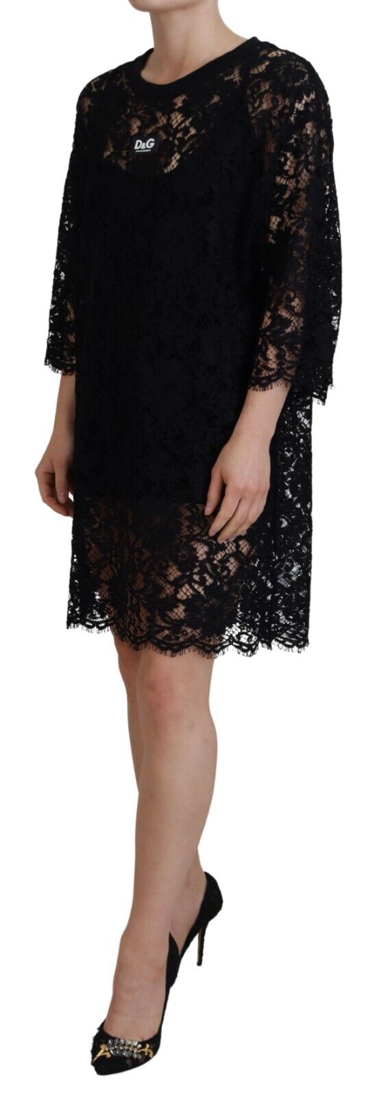 Robe Dolce & Gabbana Shift noire Dolce & Gabbana