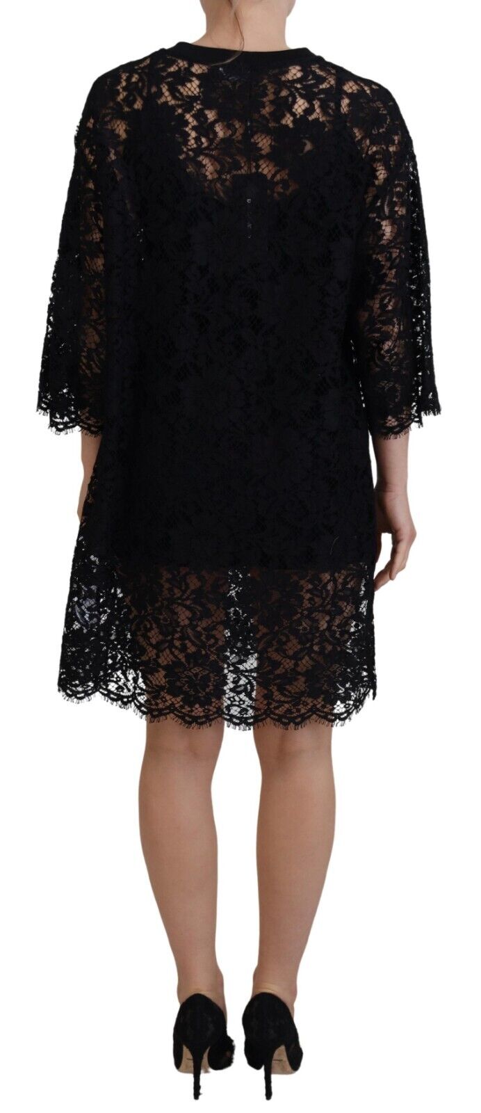 Robe Dolce & Gabbana Shift noire Dolce & Gabbana
