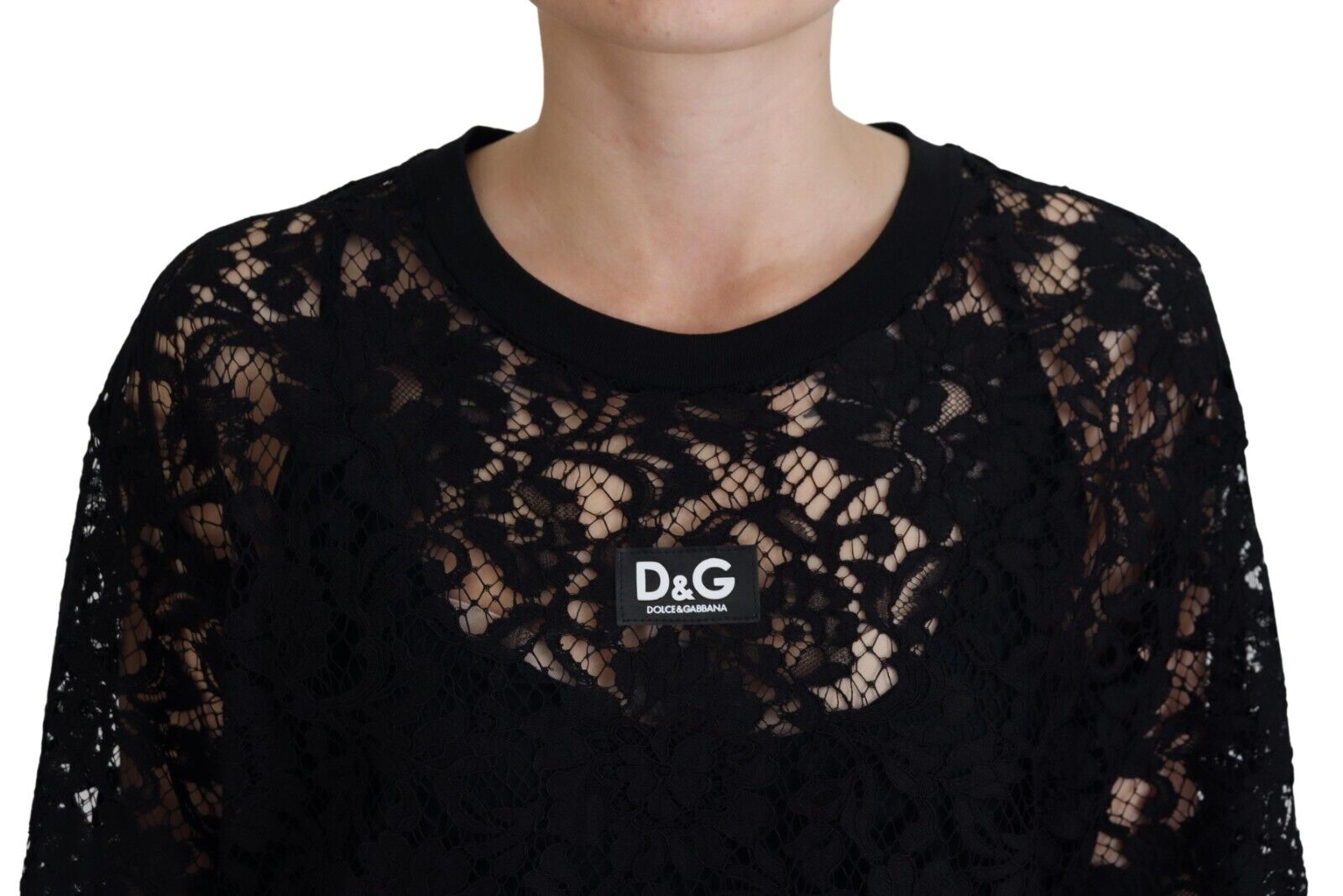 Robe Dolce & Gabbana Shift noire Dolce & Gabbana