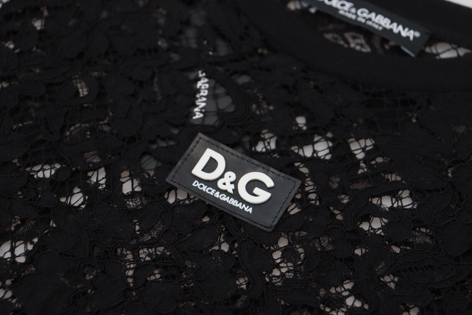 Robe Dolce & Gabbana Shift noire Dolce & Gabbana