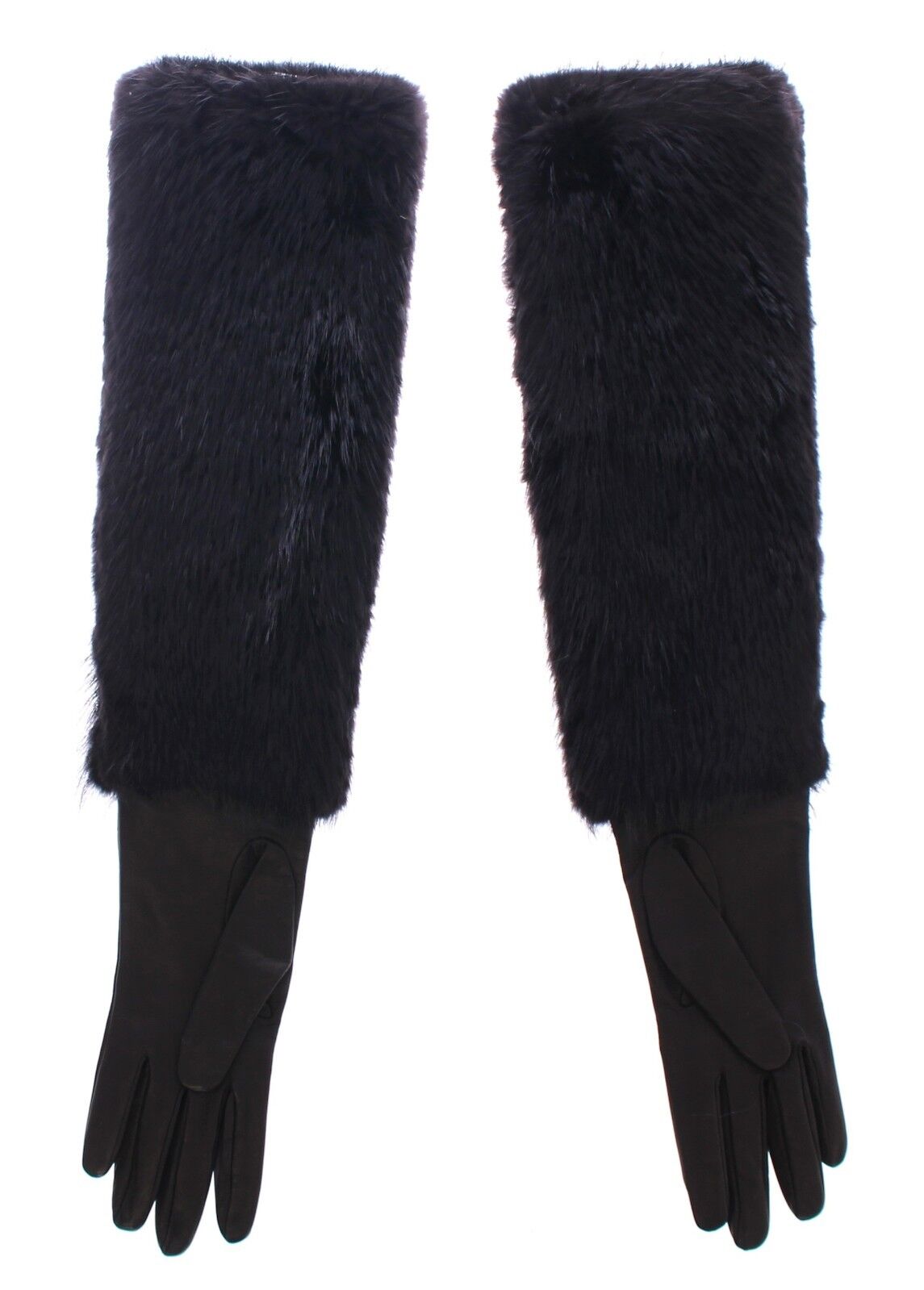 Gants Dolce & Gabbana Elbow noirs