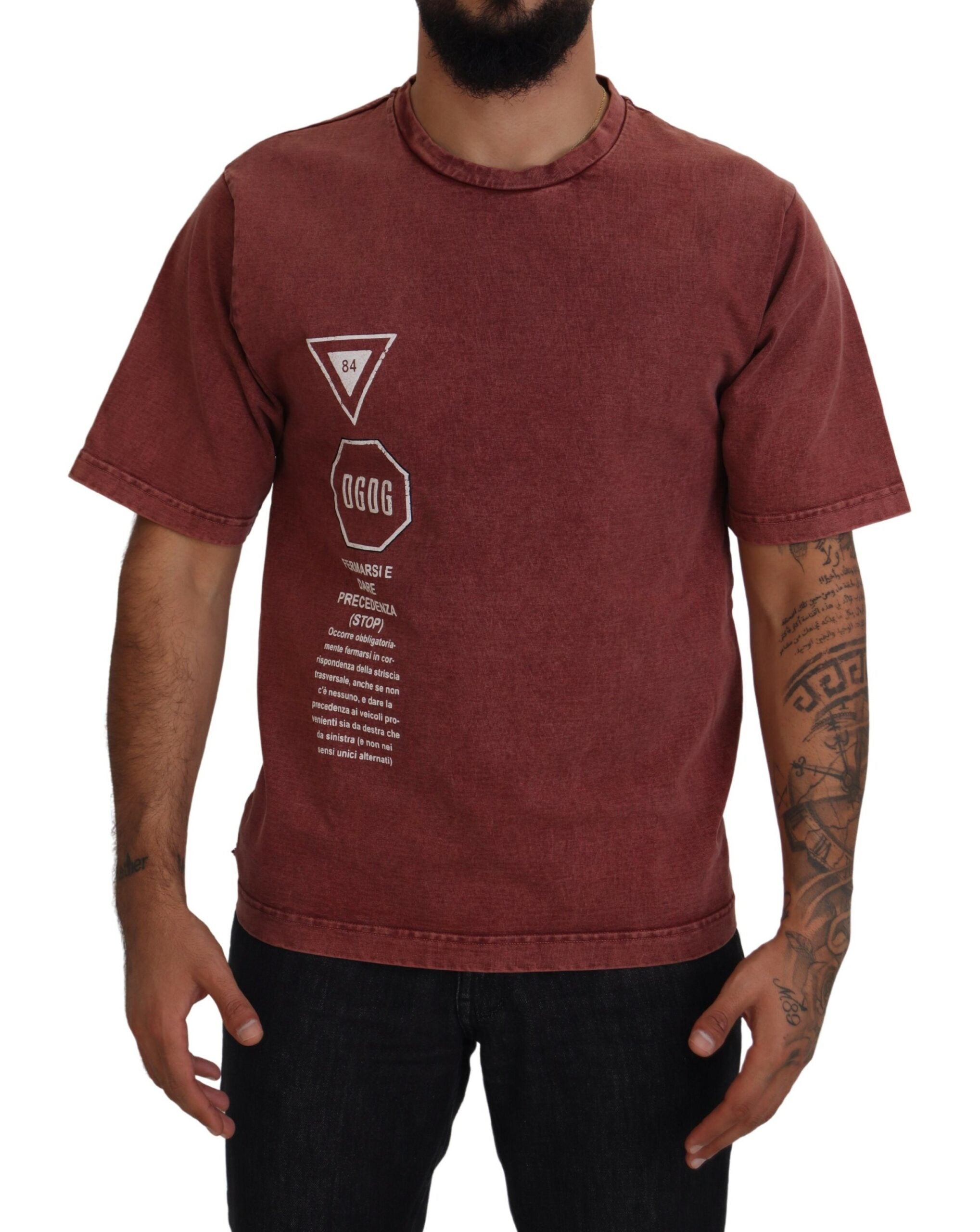 T-shirt Dolce & Gabbana maroon