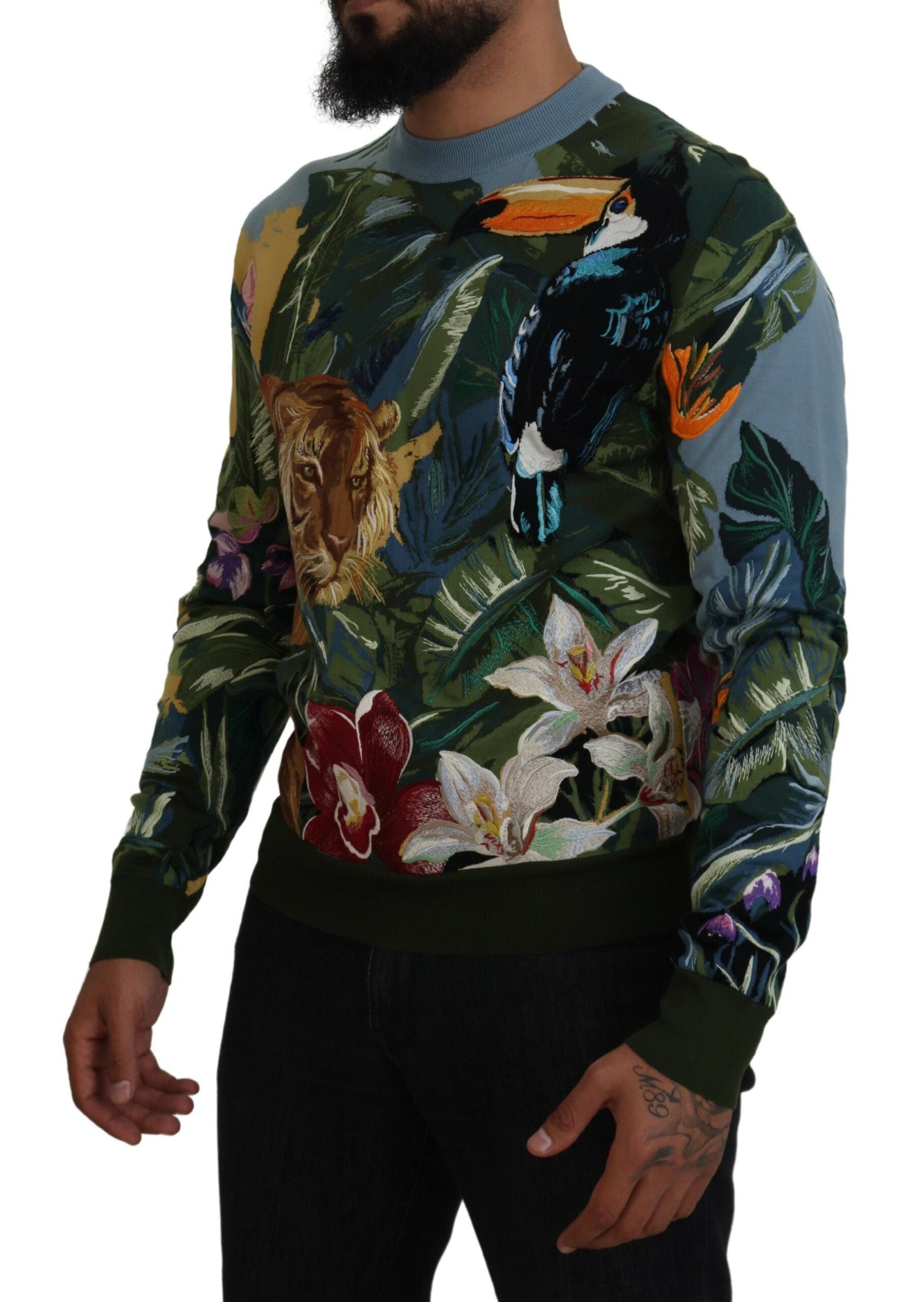Pull Dolce & Gabbana multicolor jungle