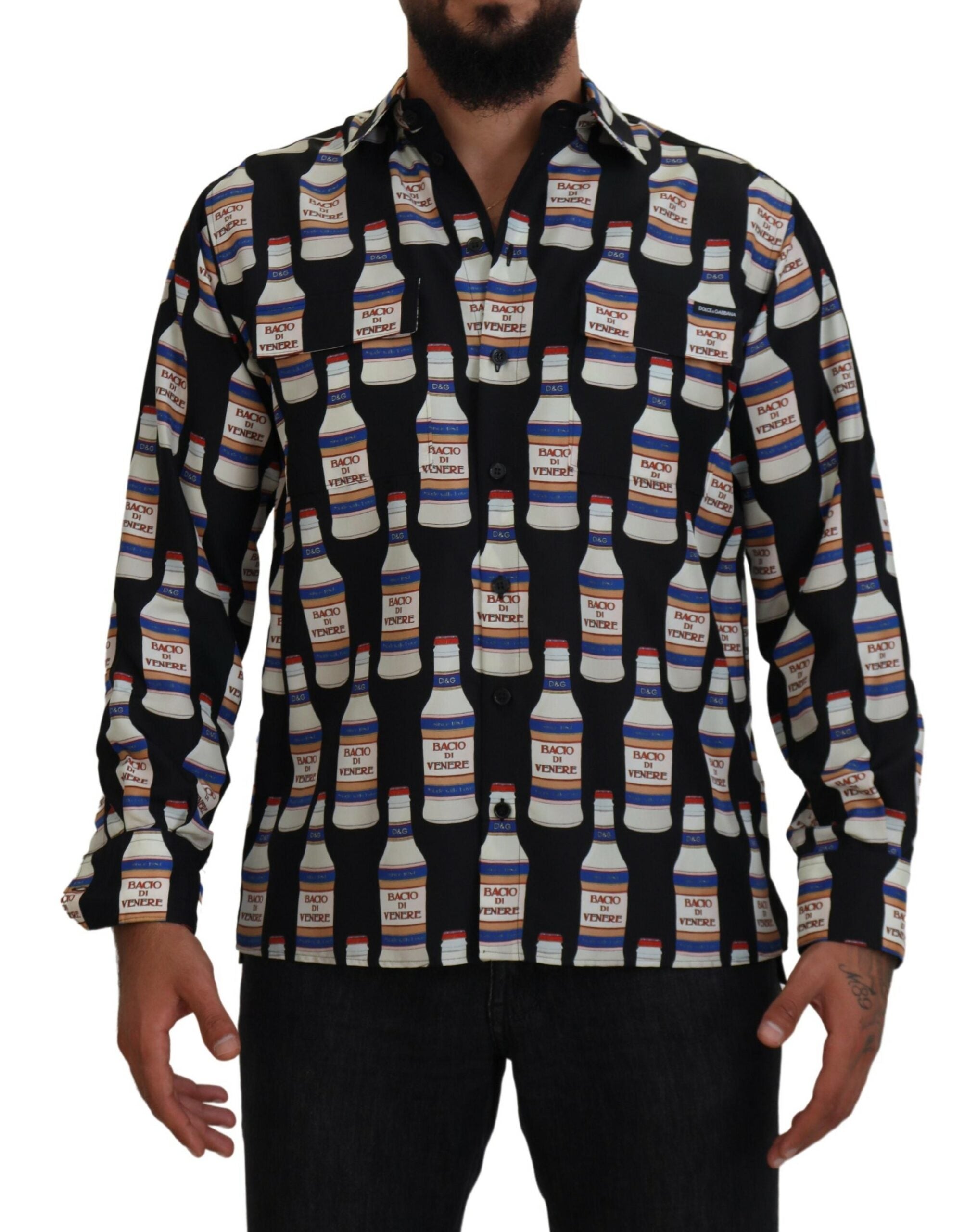 Chemise Dolce & Gabbana col classique noire