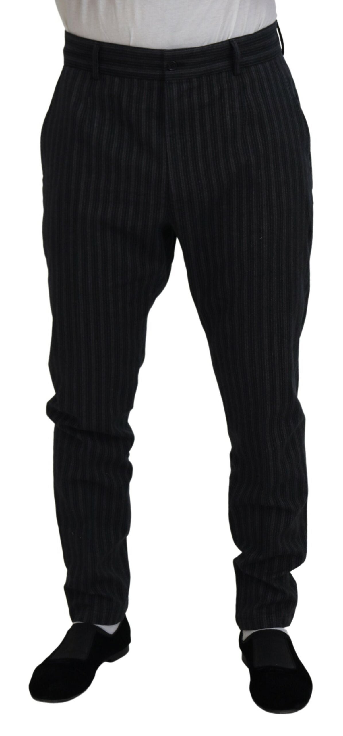 Pantalon DOLCE & GABBANA à rayures grises
