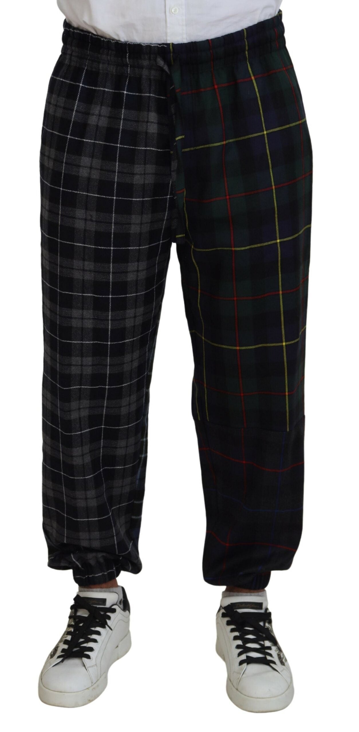 Pantalons jogger Dolce & Gabbana à carreaux multicolores