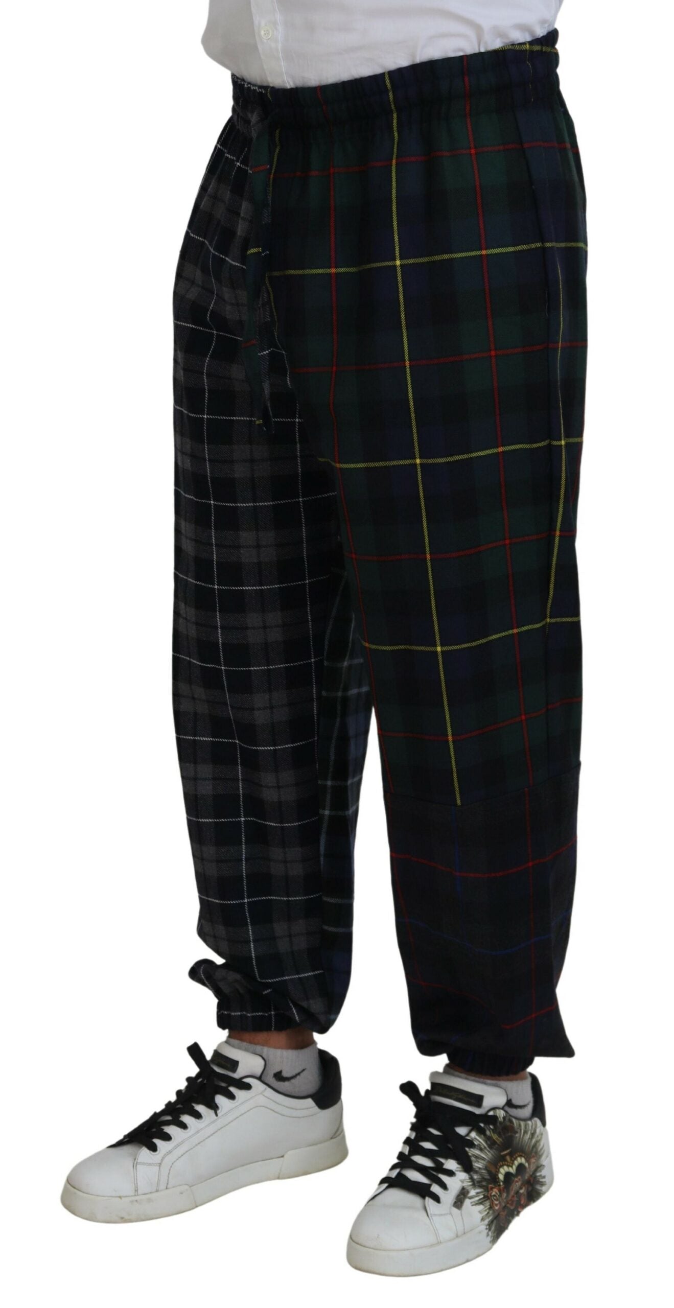 Pantalons jogger Dolce & Gabbana à carreaux multicolores