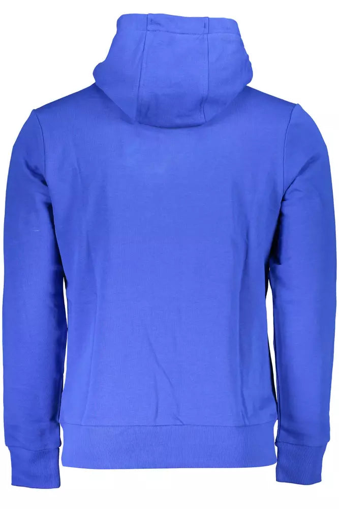 Sweat à capuche La Martina bleu