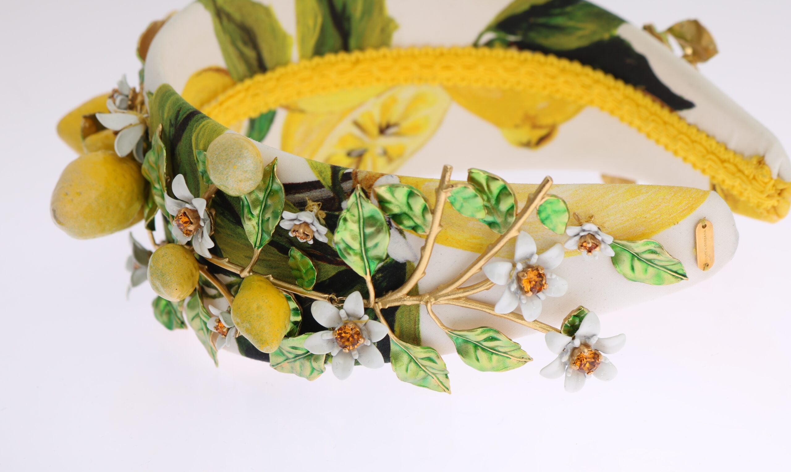 Diadème Dolce & Gabbana Citrons jaunes