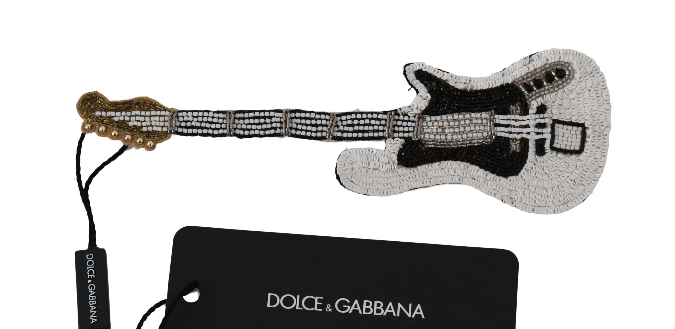 Broche Dolce & Gabbana guitare dorée