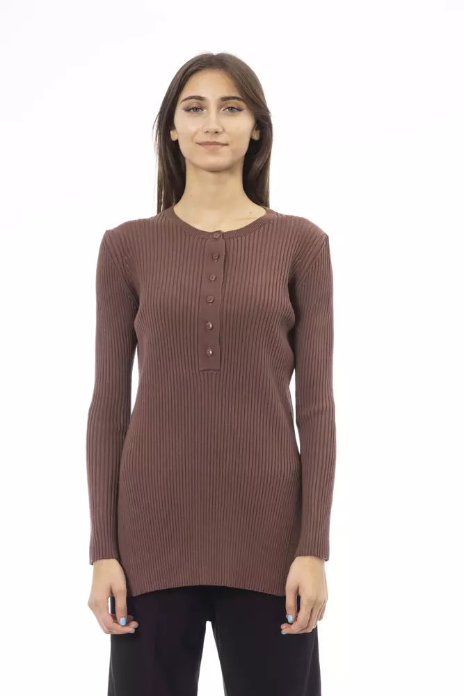 Pull Alpha Studio marron
