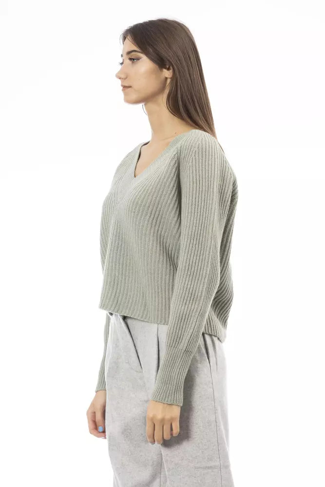 Pull Alpha Studio col V vert
