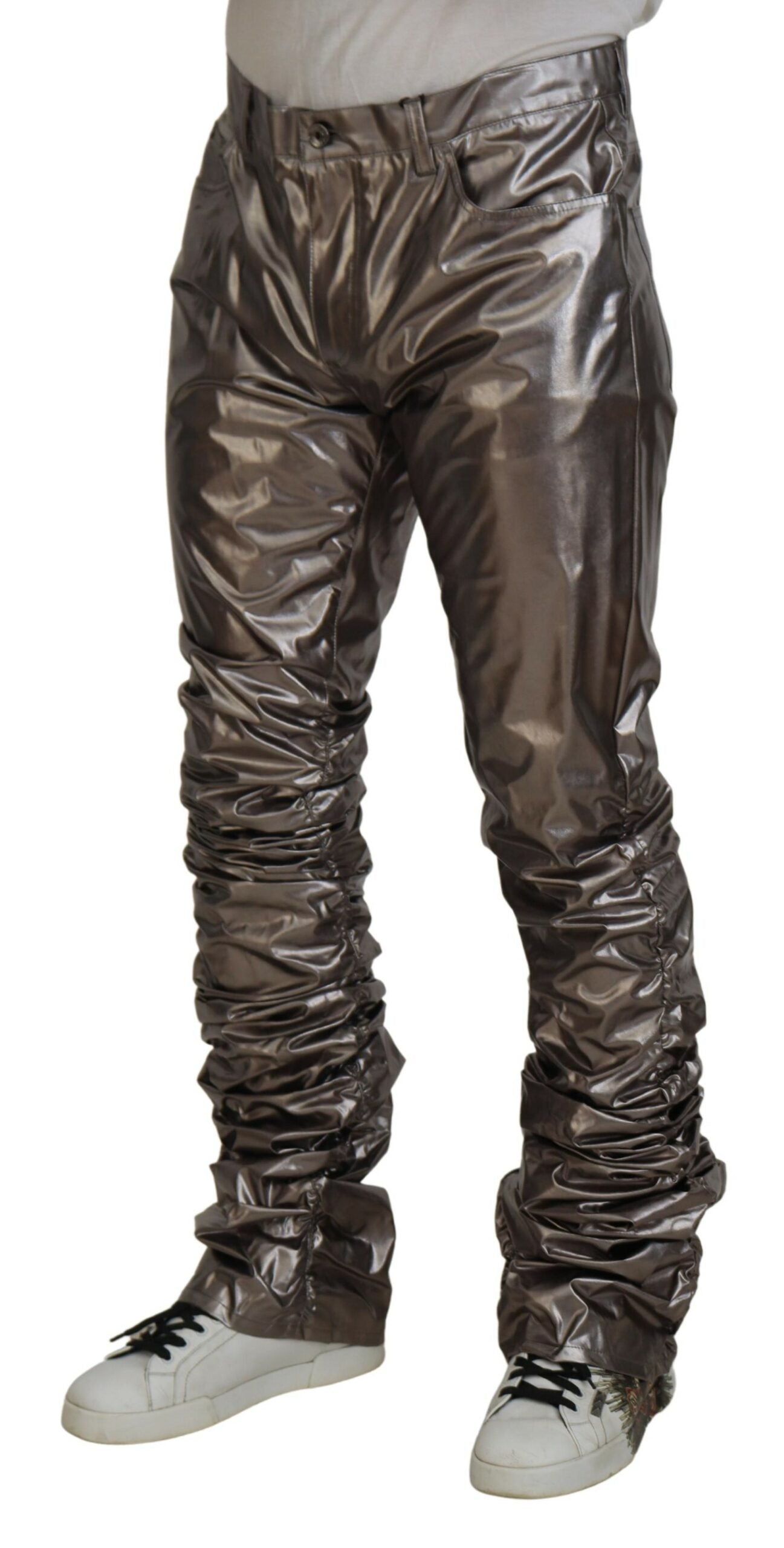 Pantalon Dolce & Gabbana silver métallique