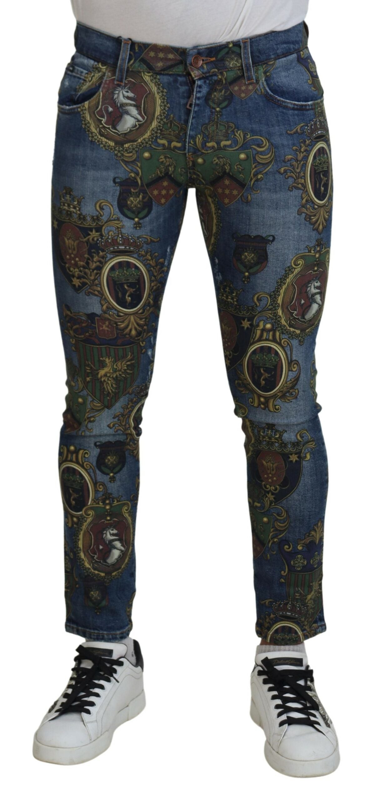 Jean Dolce & Gabbana Slim Fit bleu