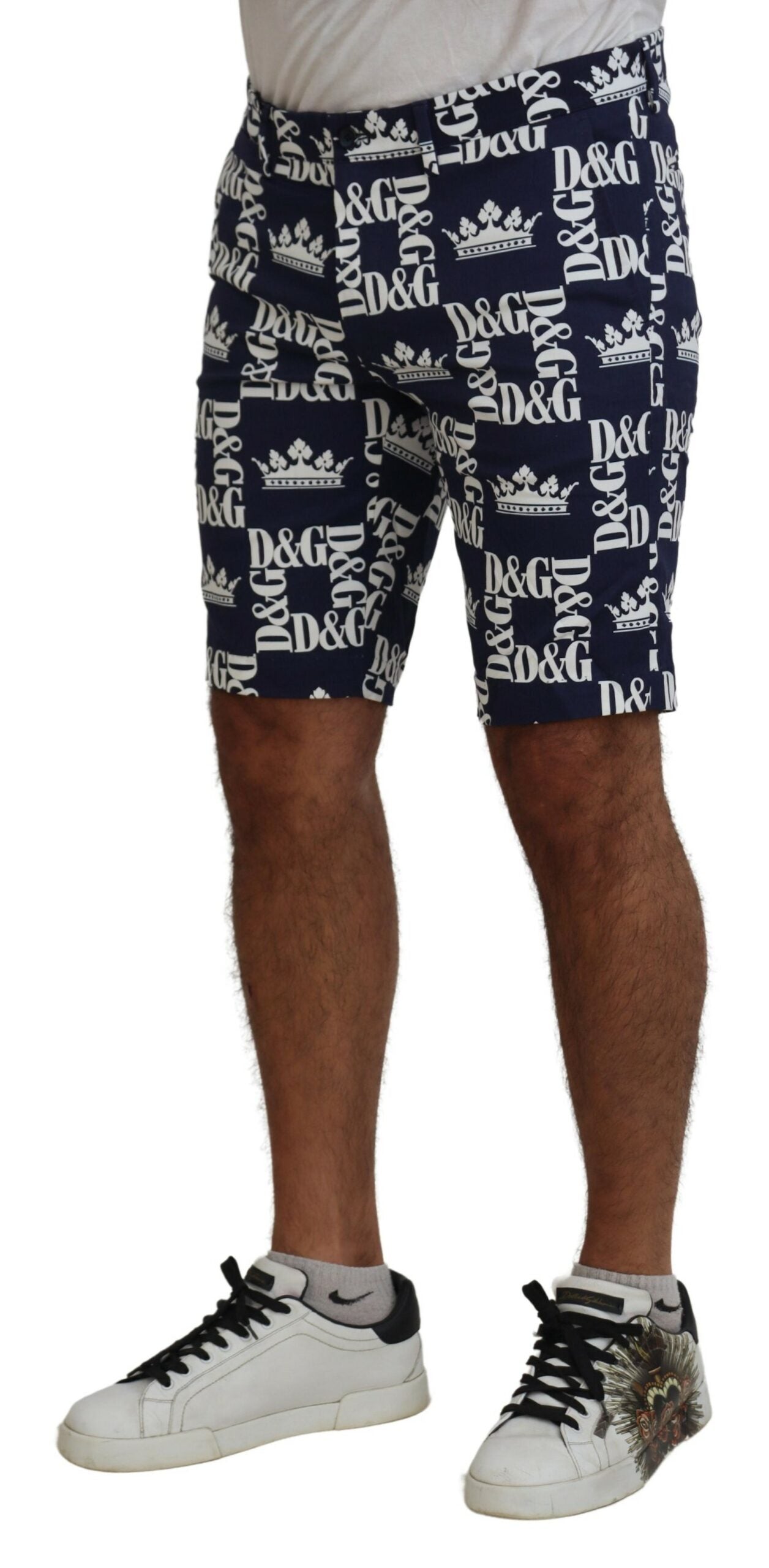 Shorts Dolce & Gabbana bleus et blancs