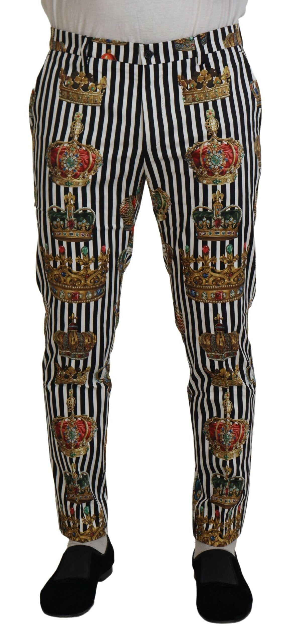 Pantalon Dolce & Gabbana Chino blanc et noir