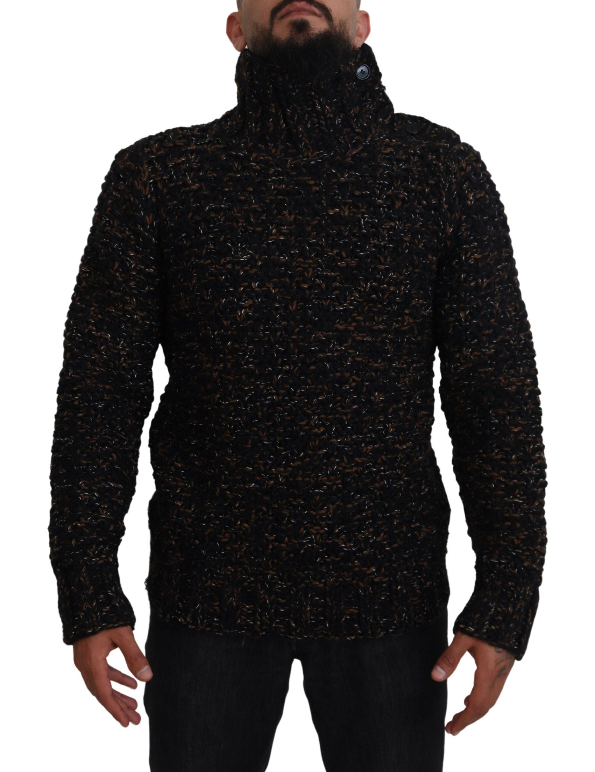Pull turtleneck Dolce & Gabbana Fatto A Mano marron