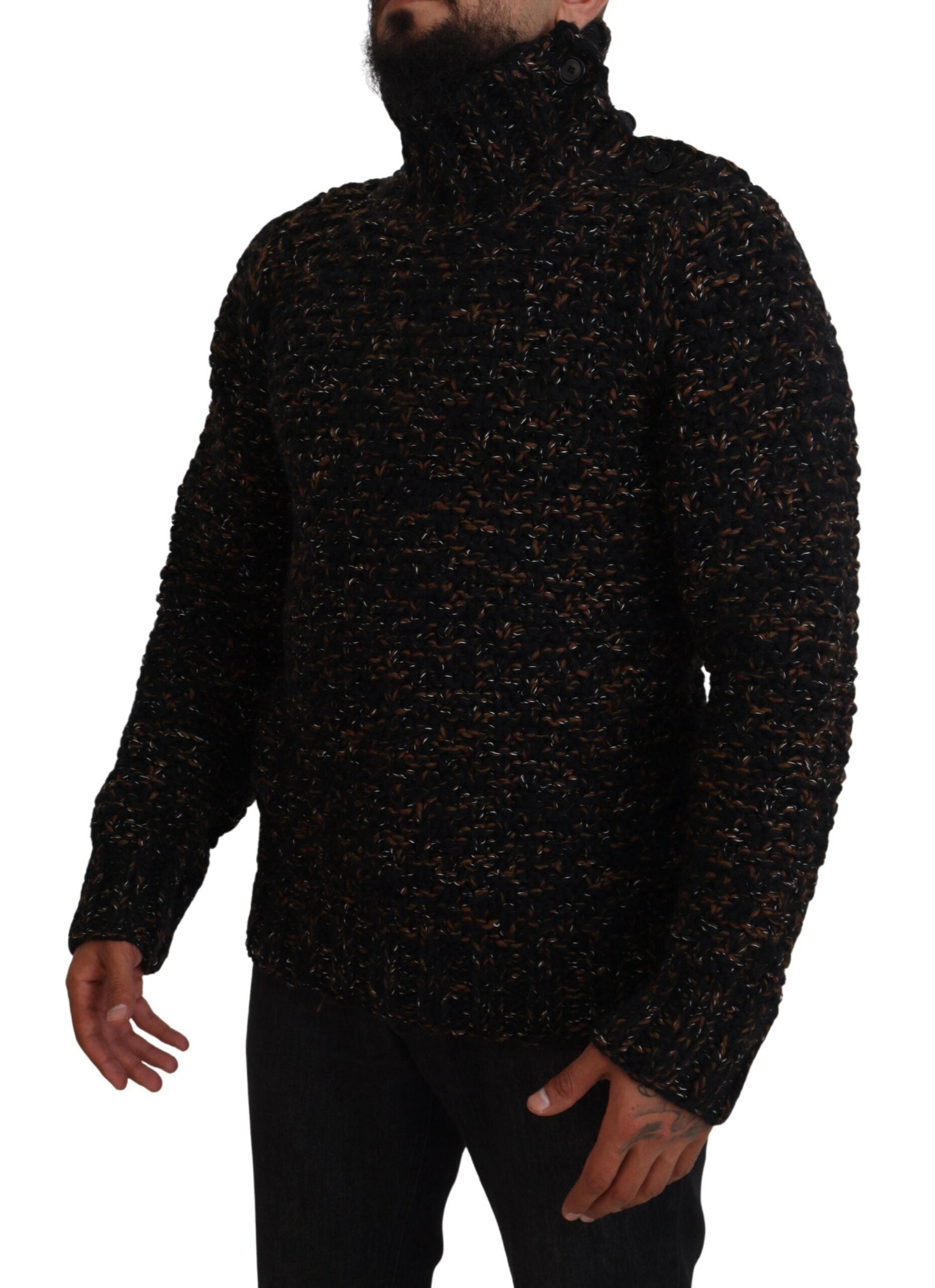 Pull turtleneck Dolce & Gabbana Fatto A Mano marron