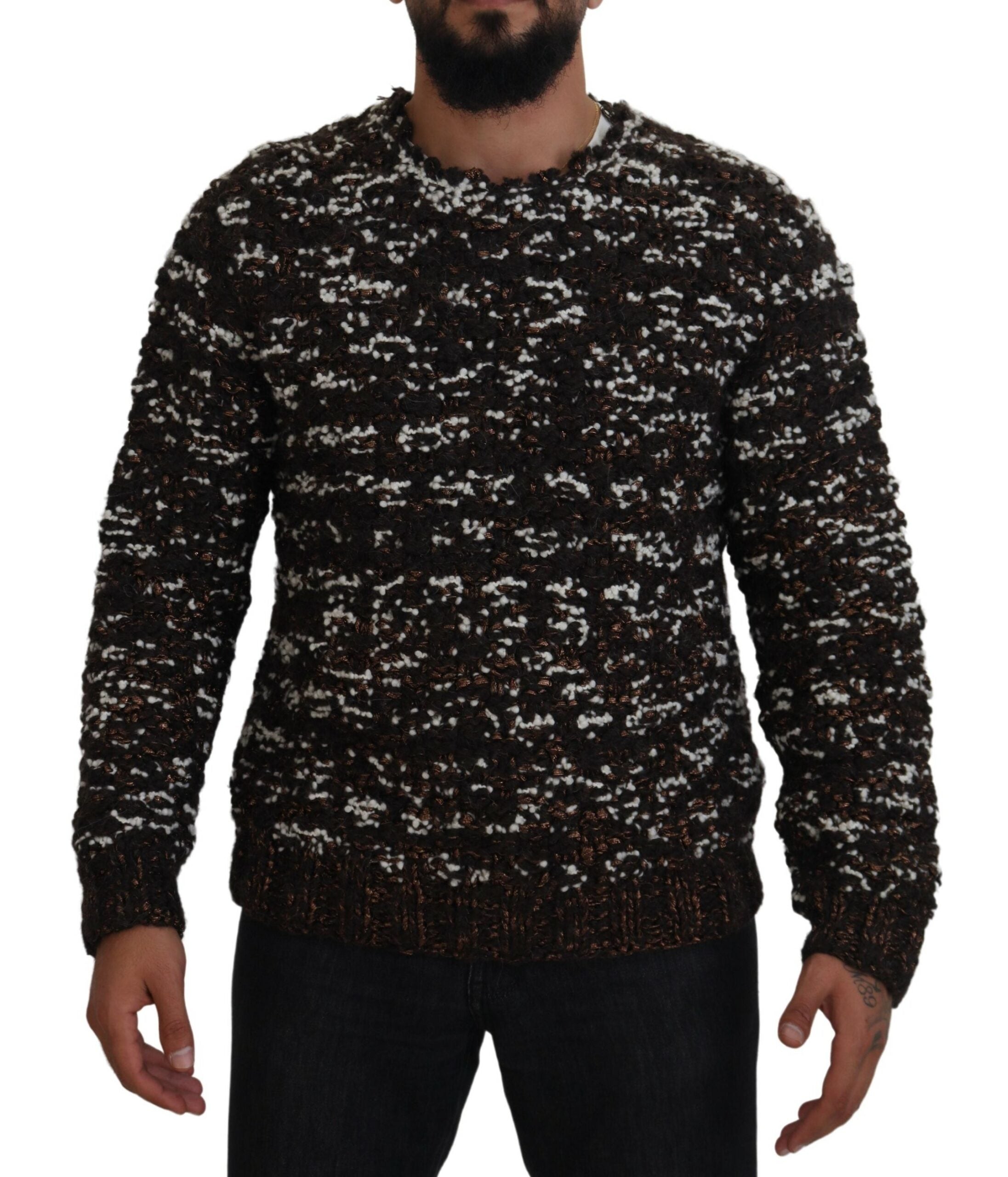 Pull Dolce & Gabbana Fatto A Mano brun