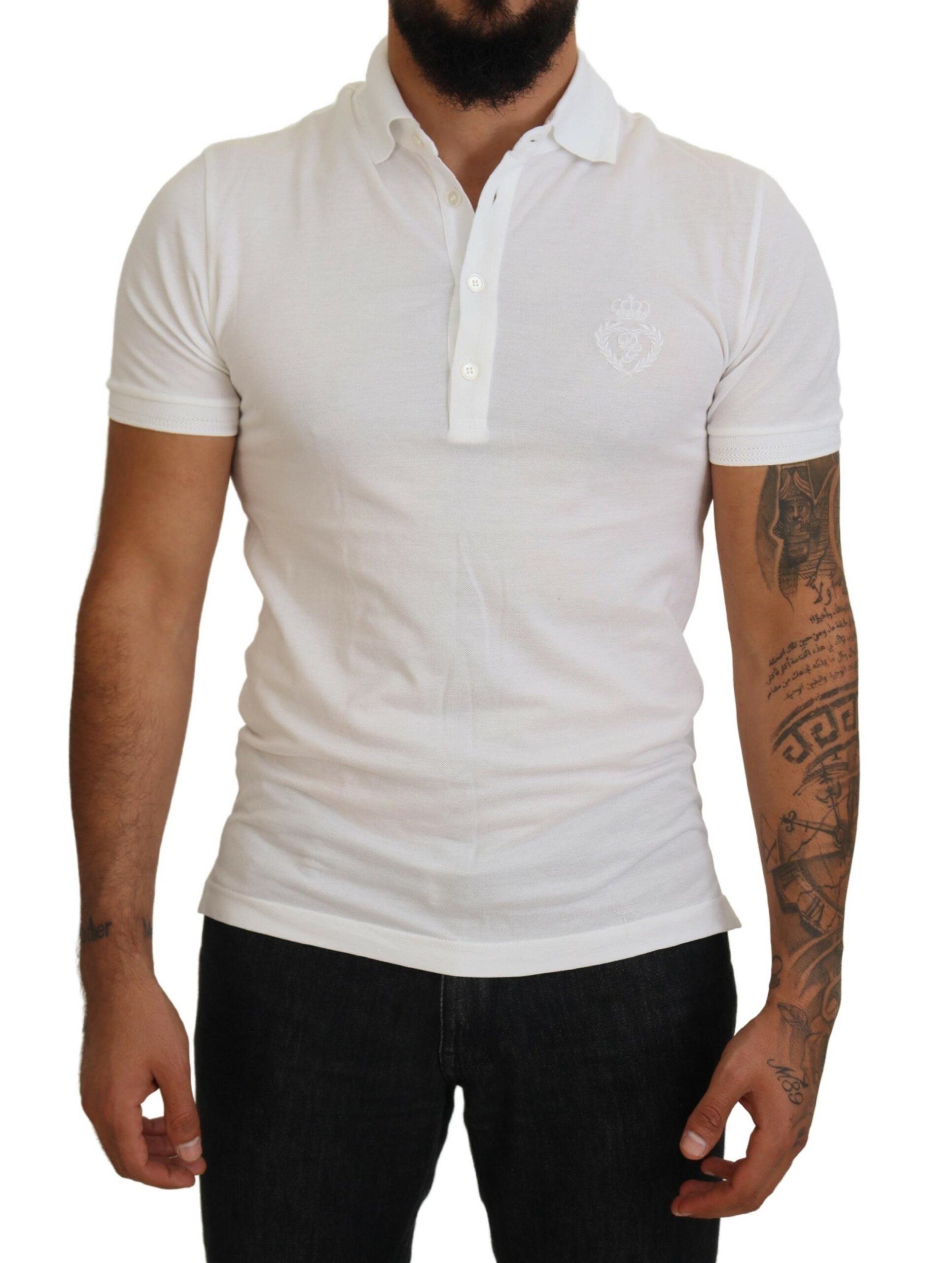 Polo Dolce & Gabbana blanc