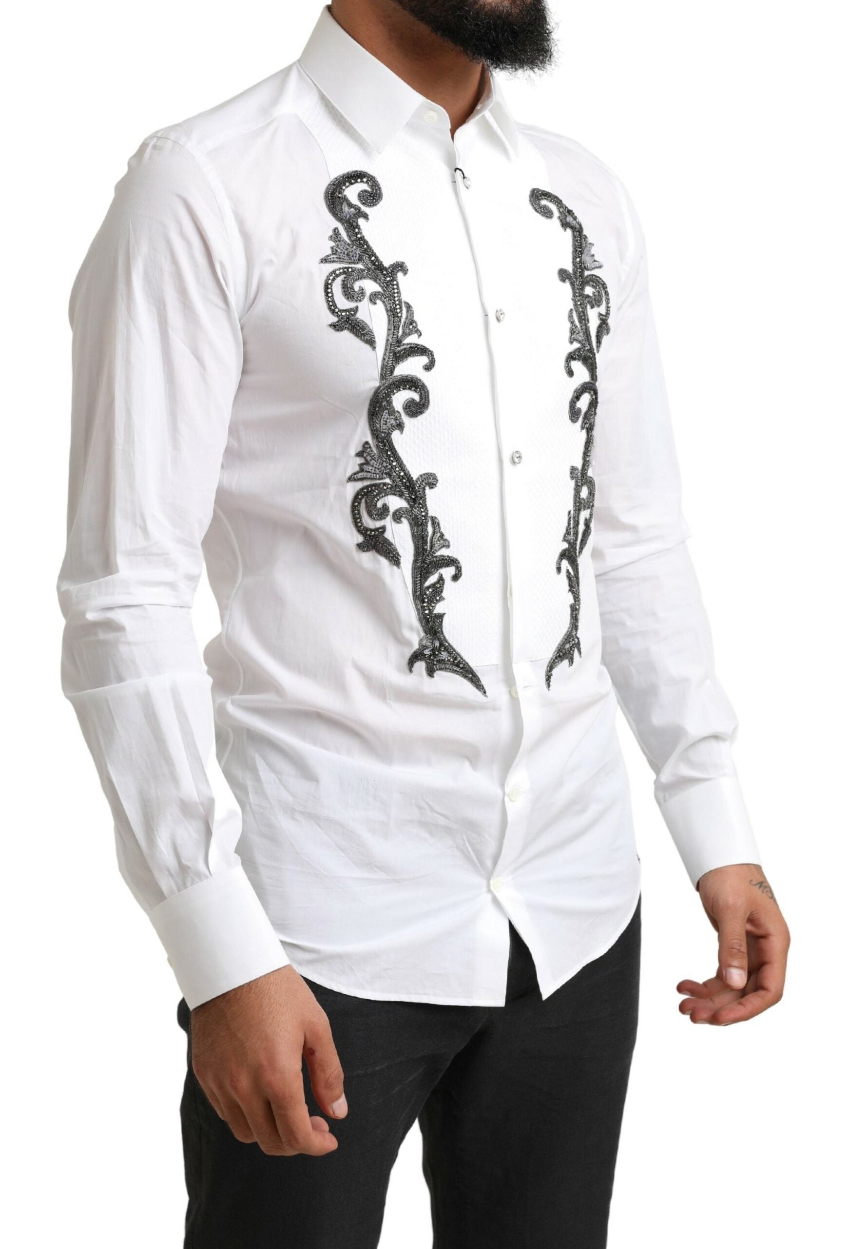 Chemise Dolce & Gabbana GOLD blanche
