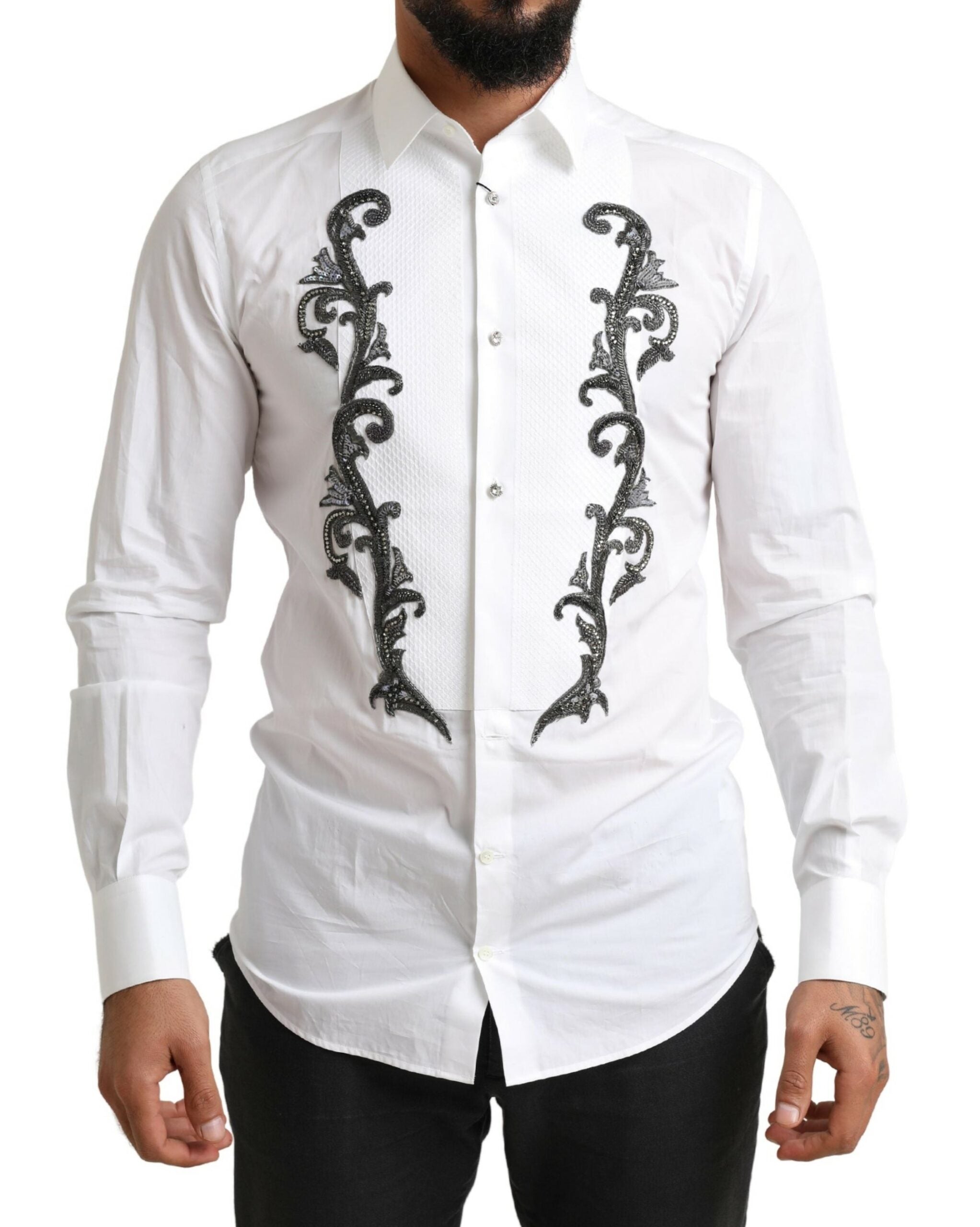 Chemise Dolce & Gabbana GOLD blanche