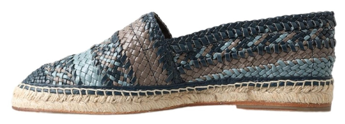 Espadrilles Dolce & Gabbana bleues et grises
