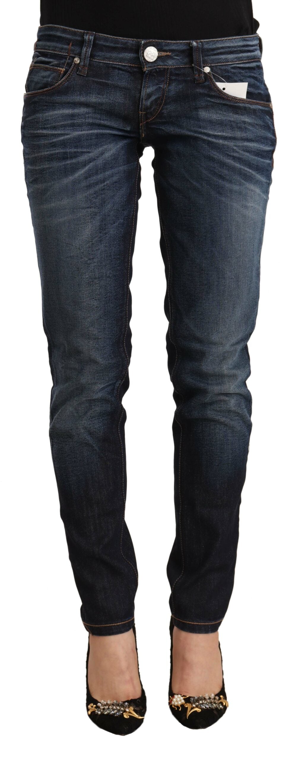Jeans ACHT skinny bleus washed