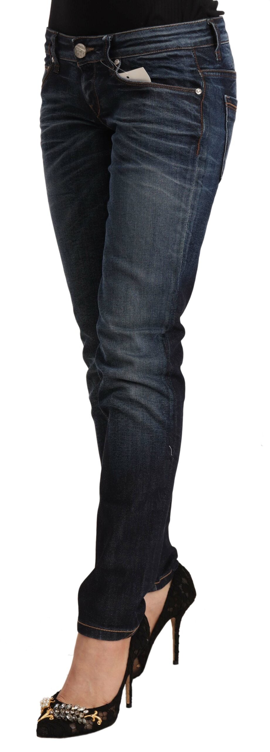 Jeans ACHT skinny bleus washed