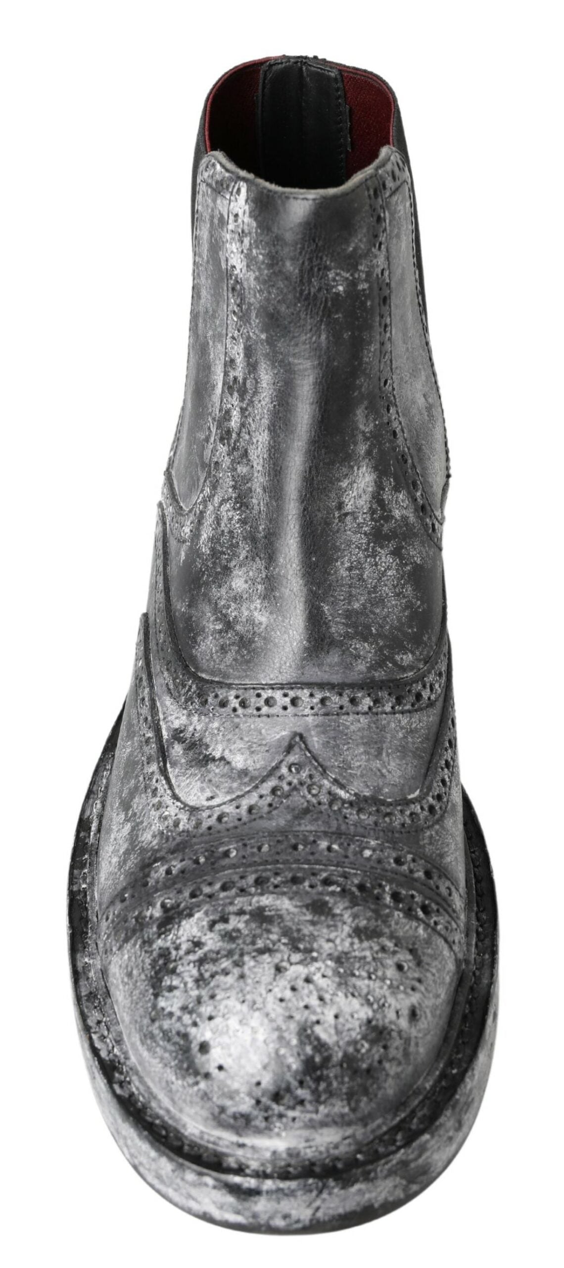 Bottines Dolce & Gabbana Chelsea noir-gris