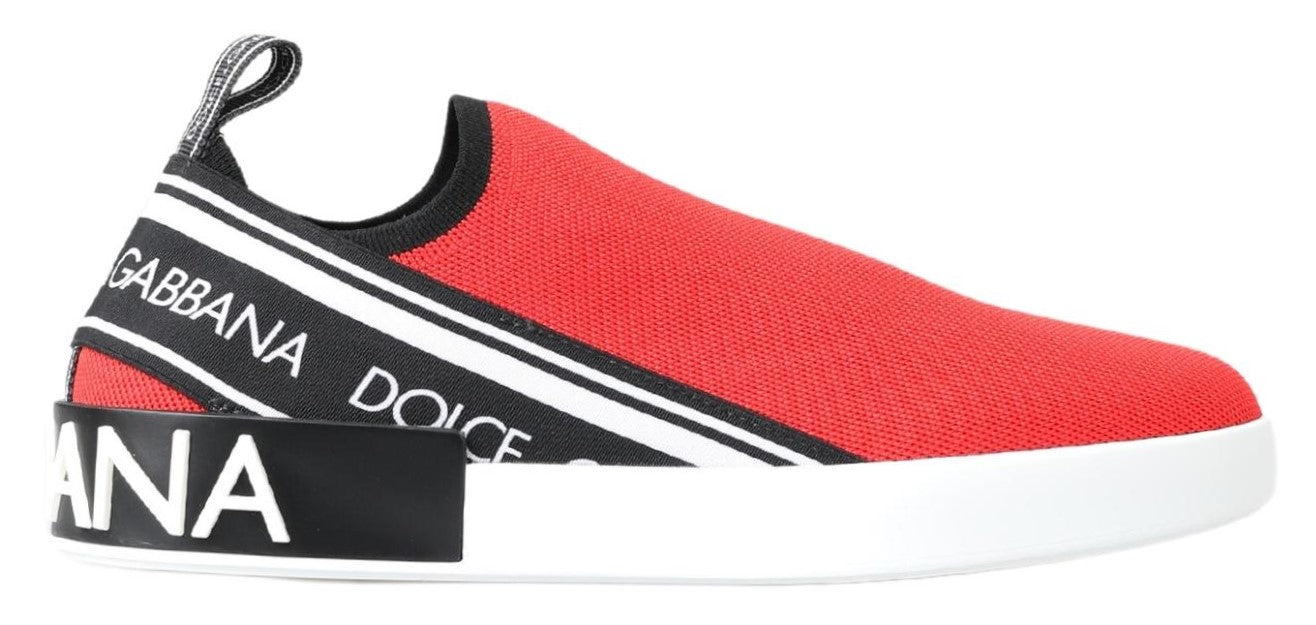 Baskets Dolce & Gabbana rouges blanches