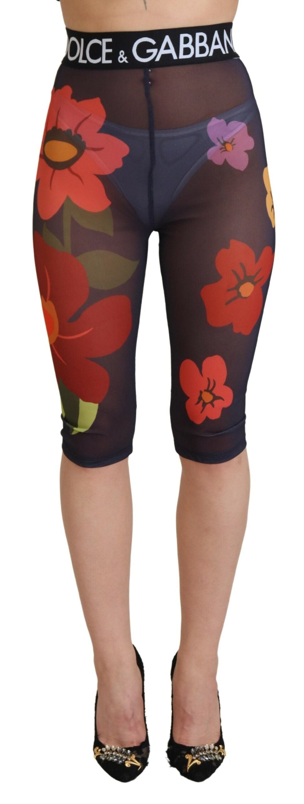 Leggings Dolce & Gabbana multicolores noirs