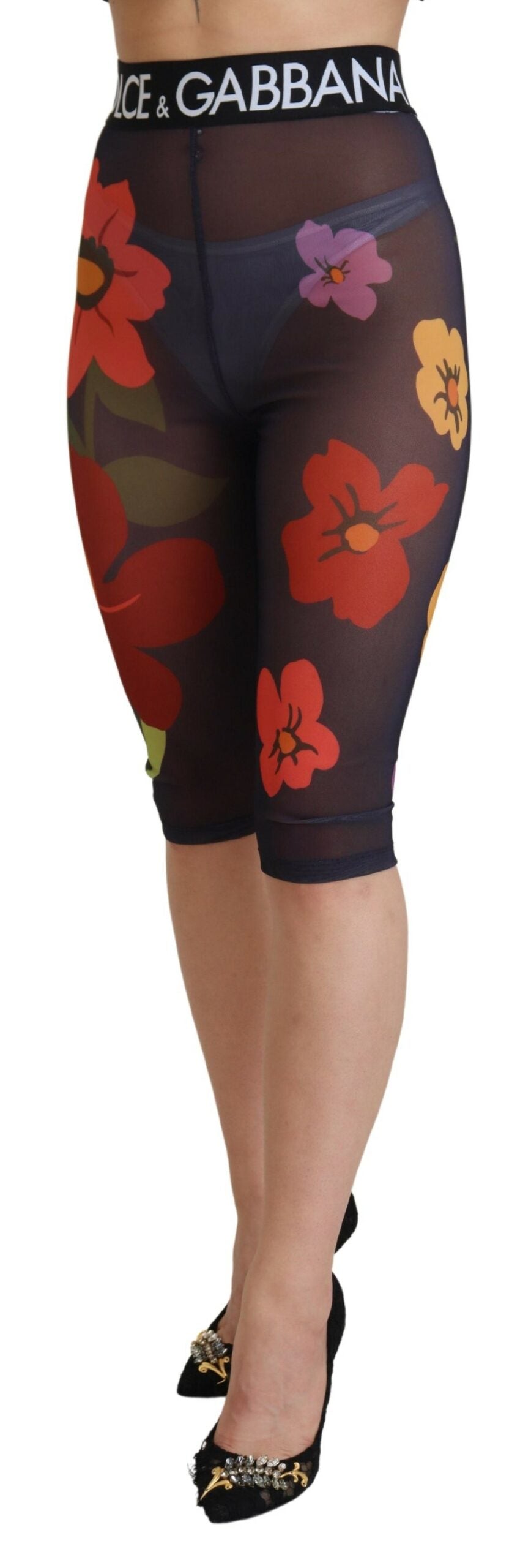 Leggings Dolce & Gabbana multicolores noirs