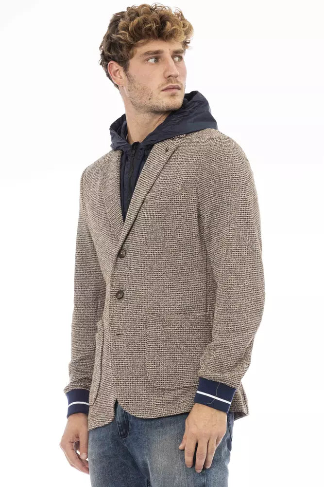 Veste Distretto12 à capuche brune
