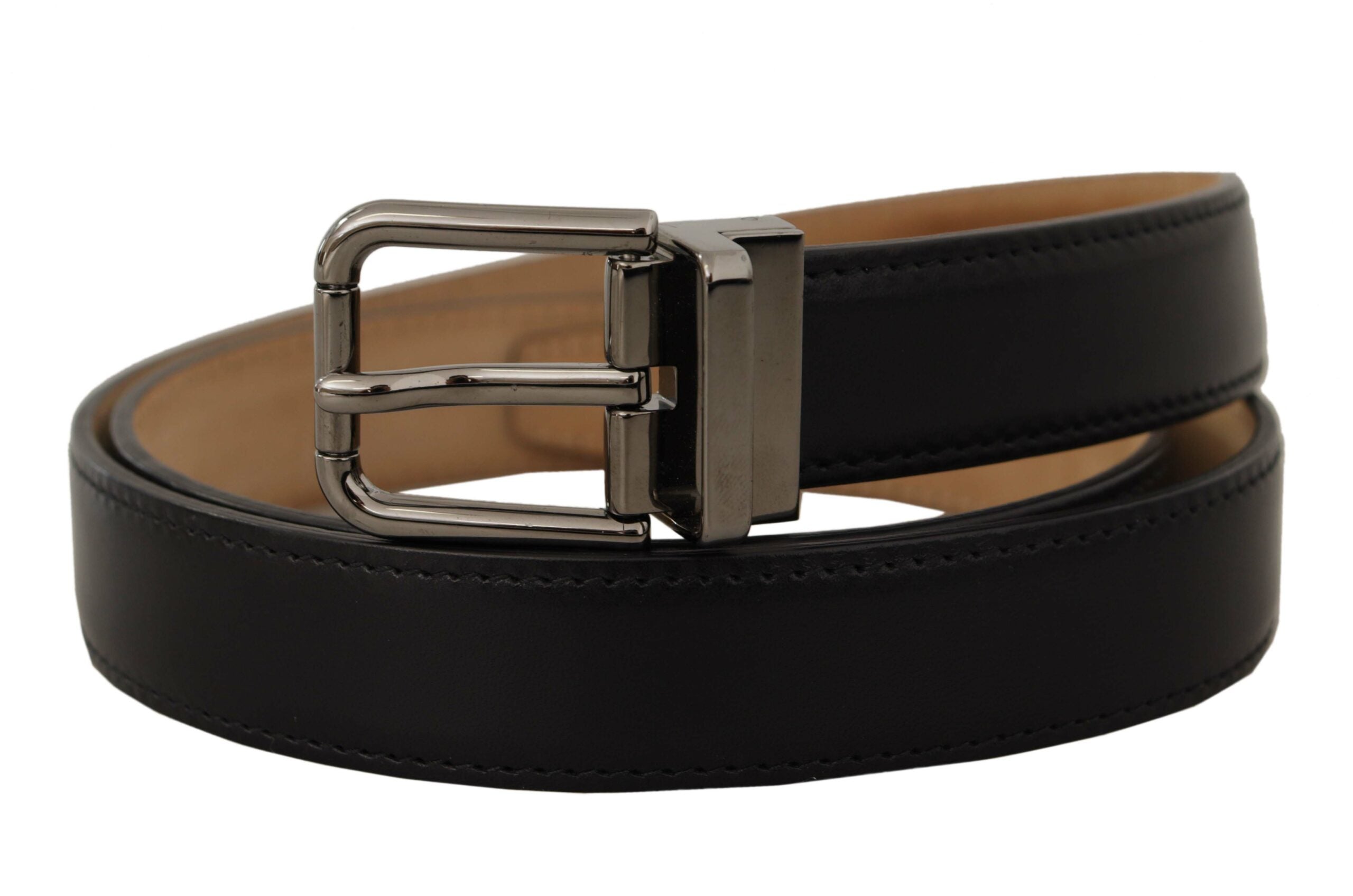 Ceinture Dolce & Gabbana en cuir noire