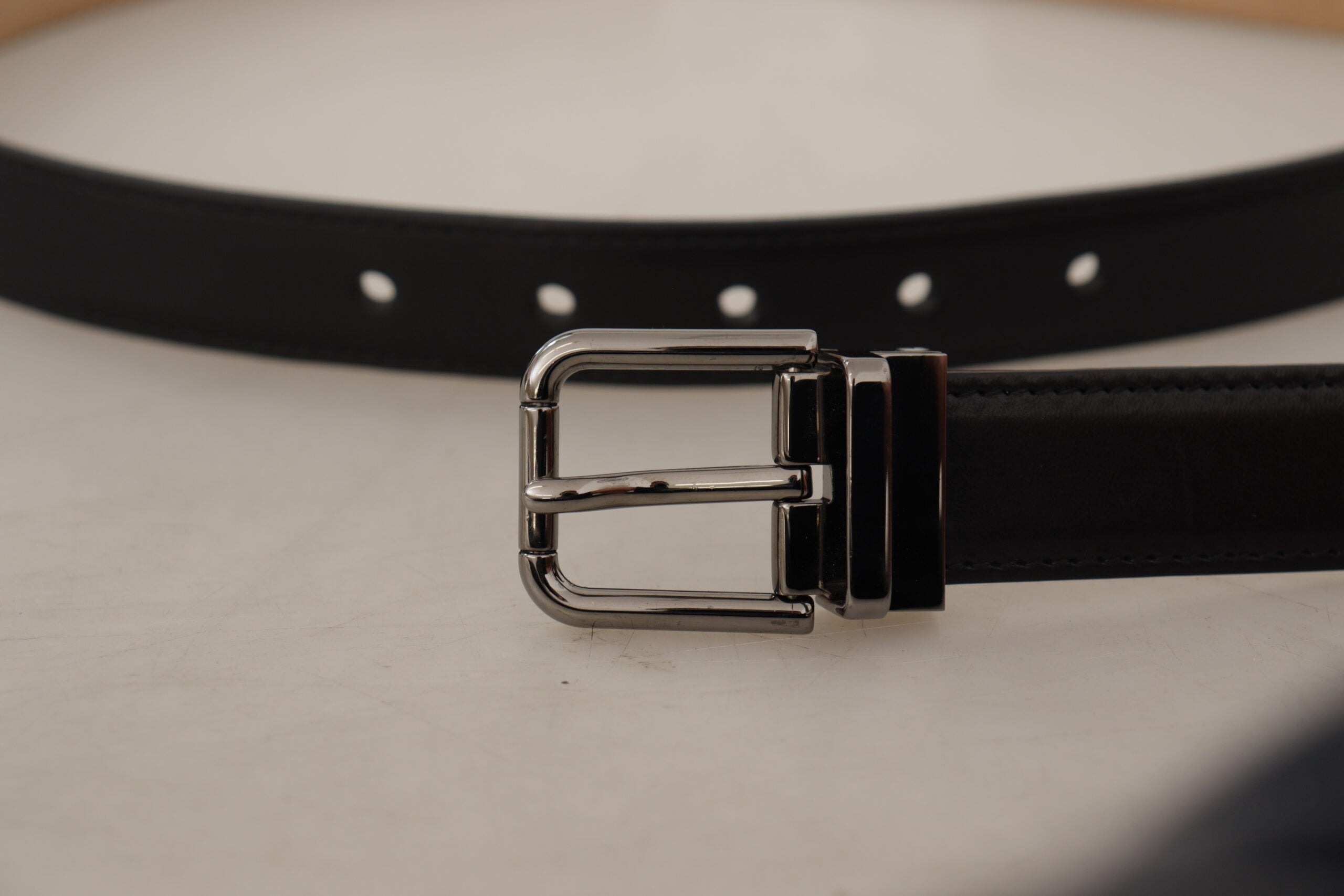 Ceinture Dolce & Gabbana en cuir noire