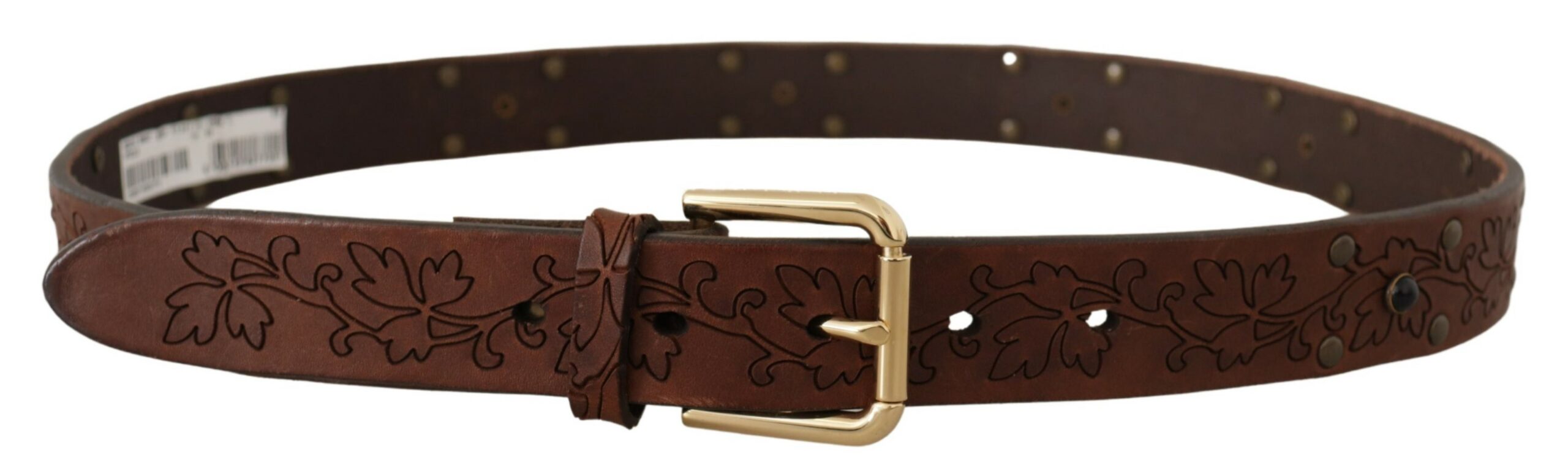 Ceinture Dolce & Gabbana en cuir marron