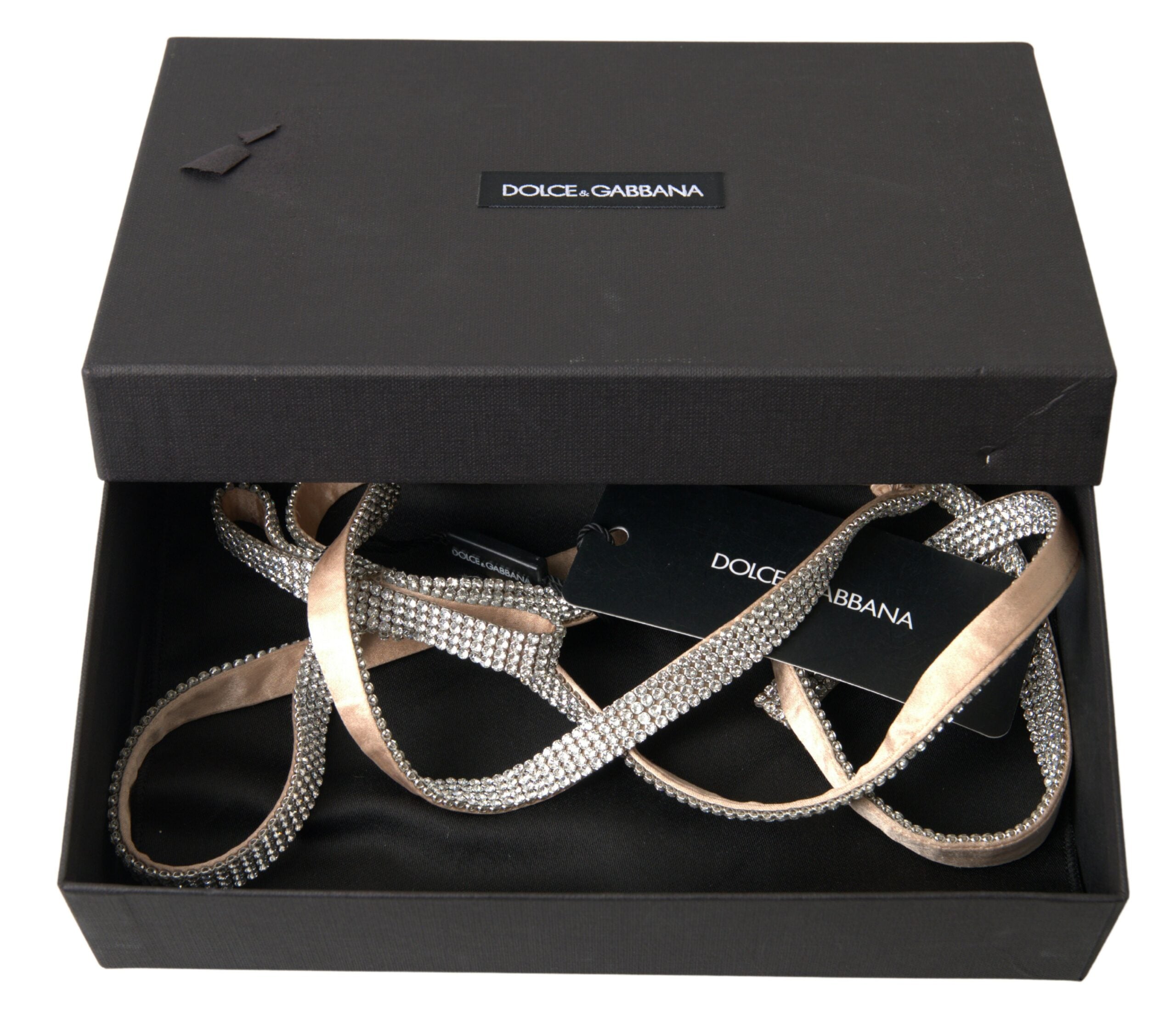 Ceinture Dolce & Gabbana en soie beige
